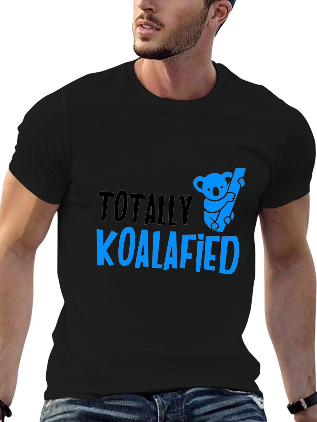 Totally Koalafied Graphic T-Shirt - Black