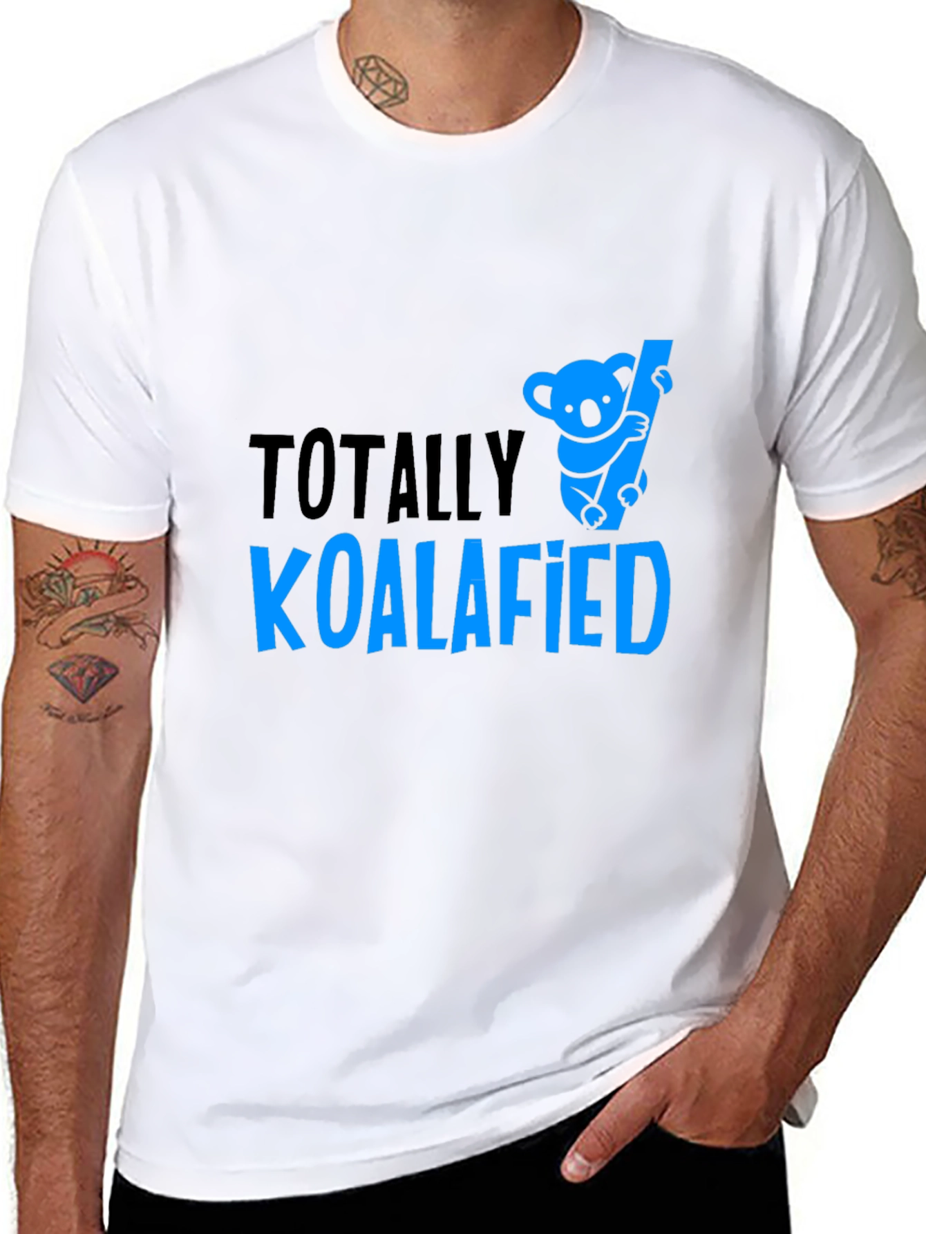 Totally Koalafied Graphic T-Shirt - Black