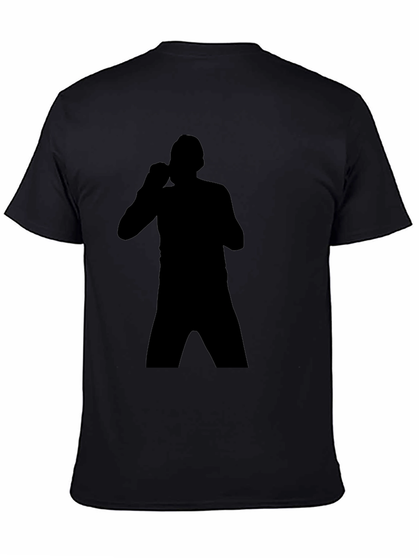 Boxer Silhouette Black T-Shirt