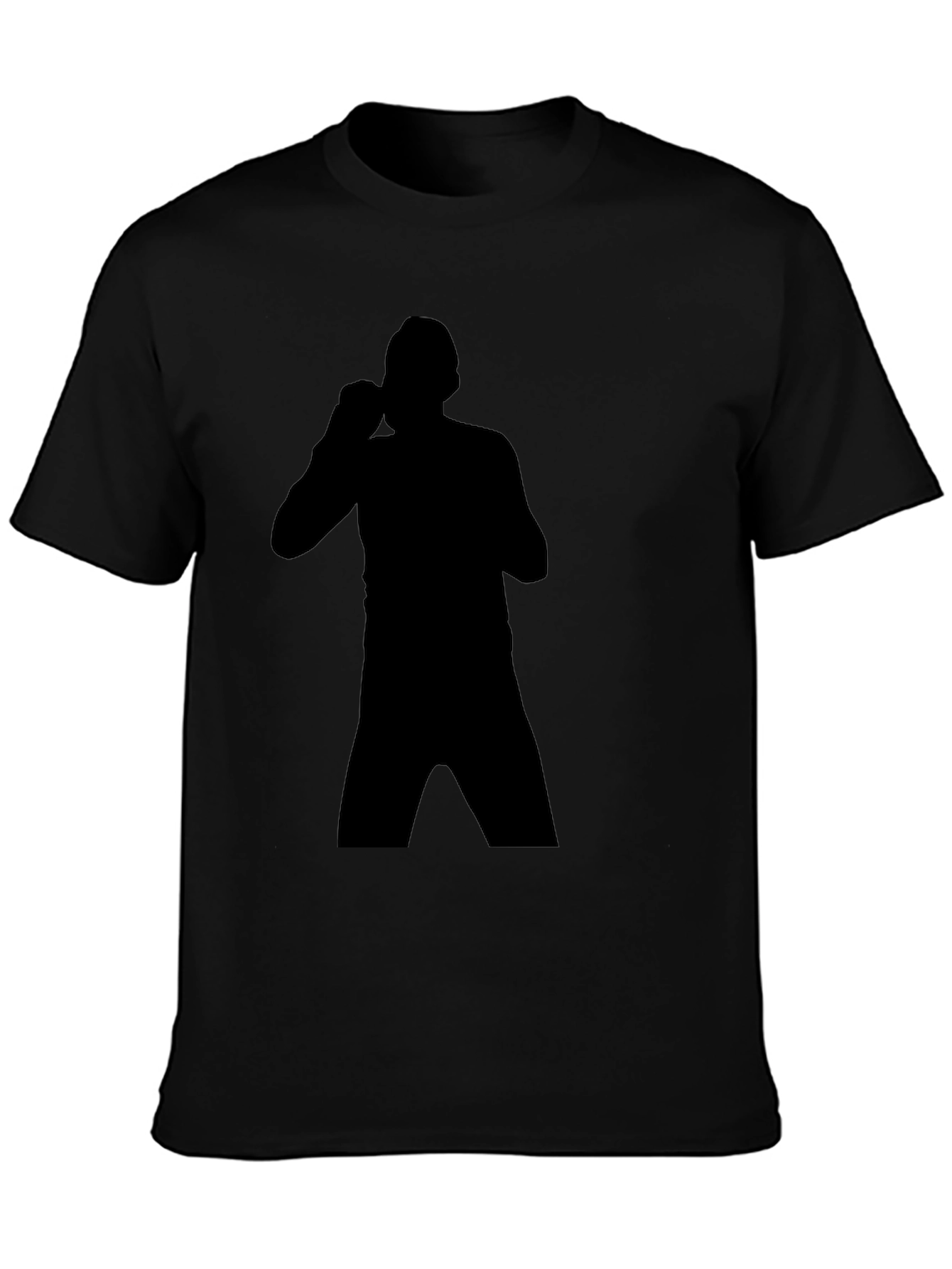 Boxer Silhouette Black T-Shirt