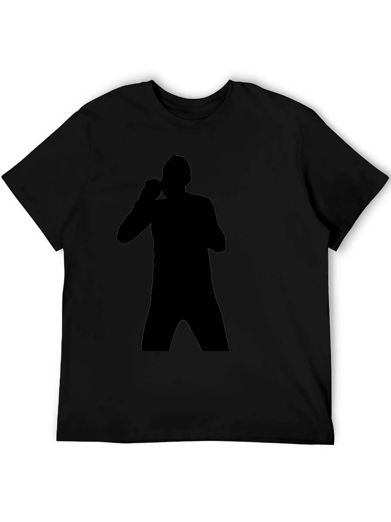 Boxer Silhouette Black T-Shirt