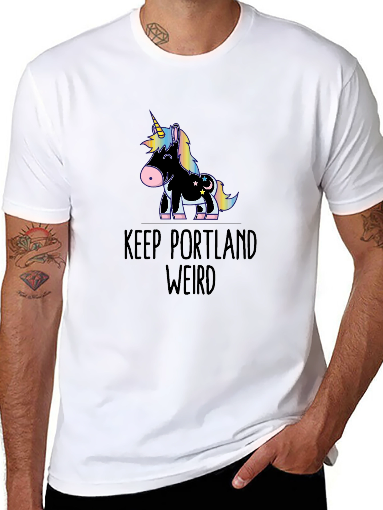 Keep Portland Weird Unicorn T-Shirt