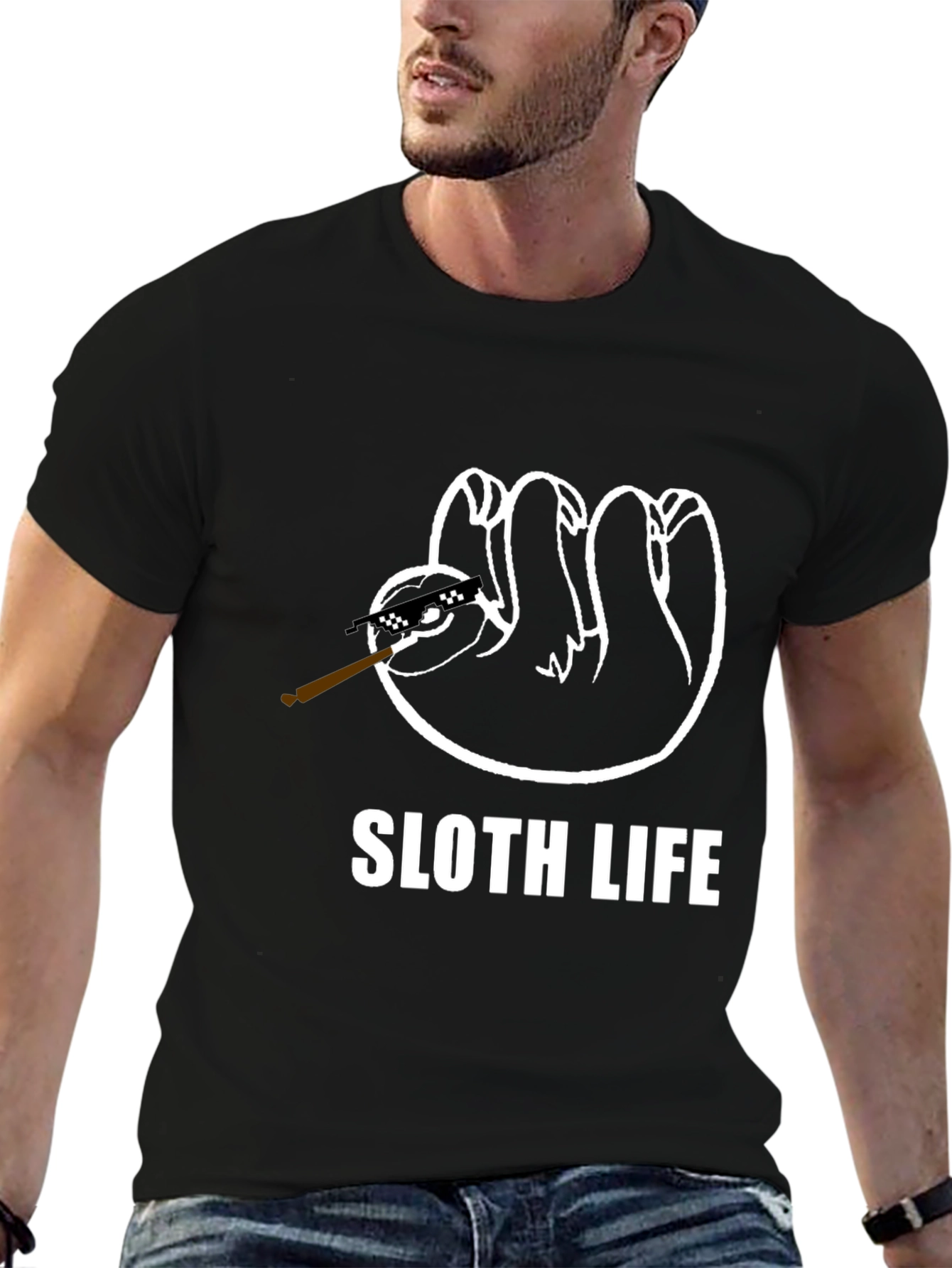 Sloth Life T-Shirt - Funny Graphic Tee