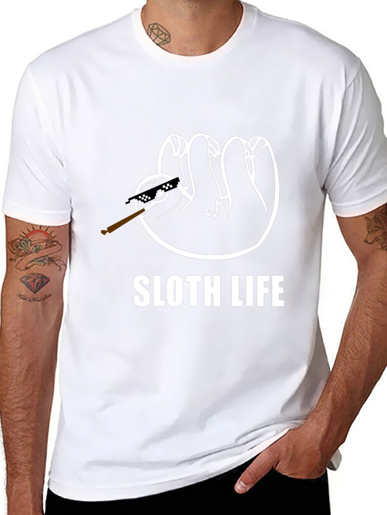 Sloth Life T-Shirt - Funny Graphic Tee