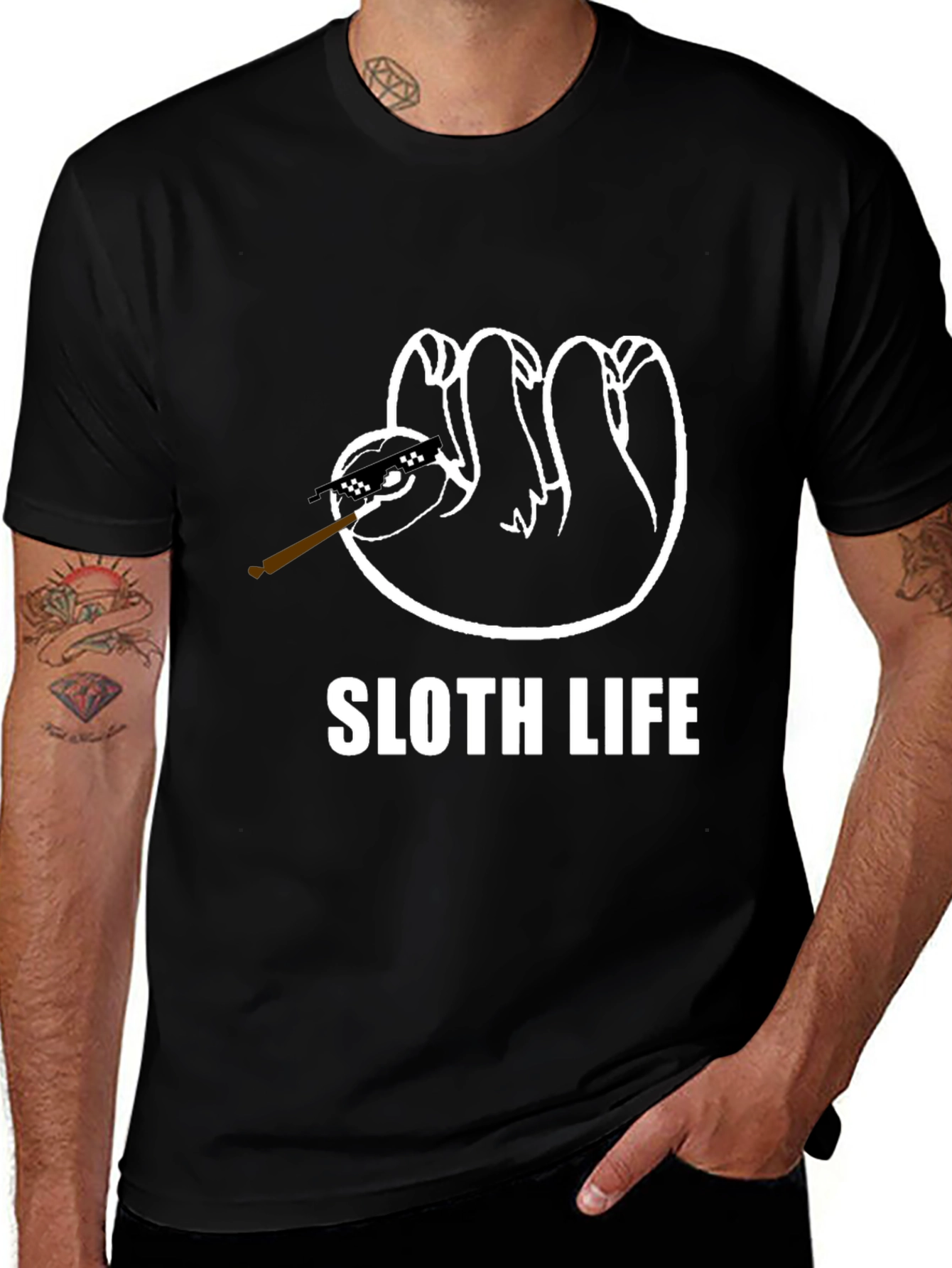 Sloth Life T-Shirt - Funny Graphic Tee
