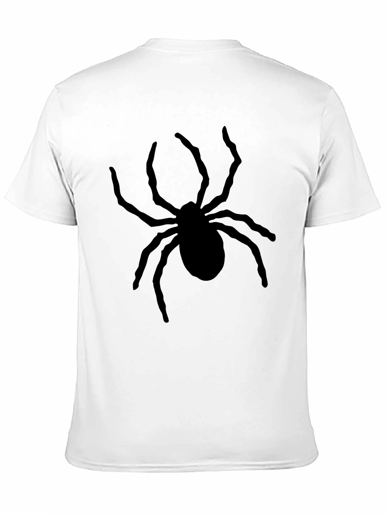 Spider Graphic Print Black T-Shirt