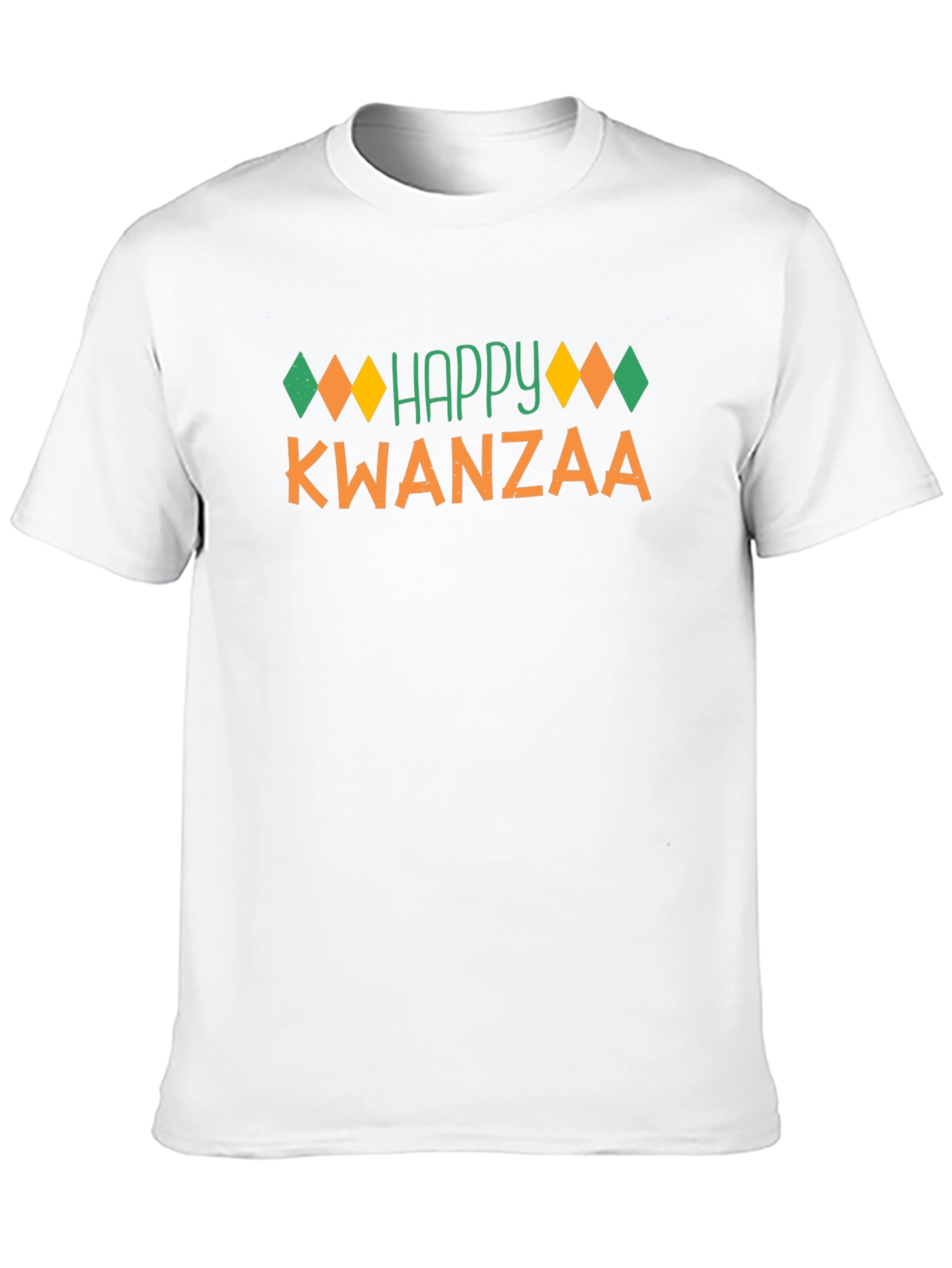 Happy Kwanzaa Black T-Shirt Festive Holiday Tee