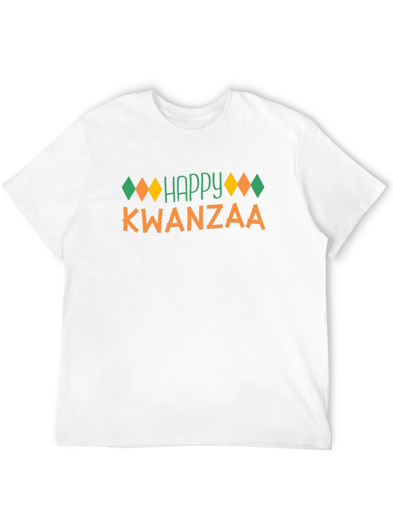 Happy Kwanzaa Black T-Shirt Festive Holiday Tee