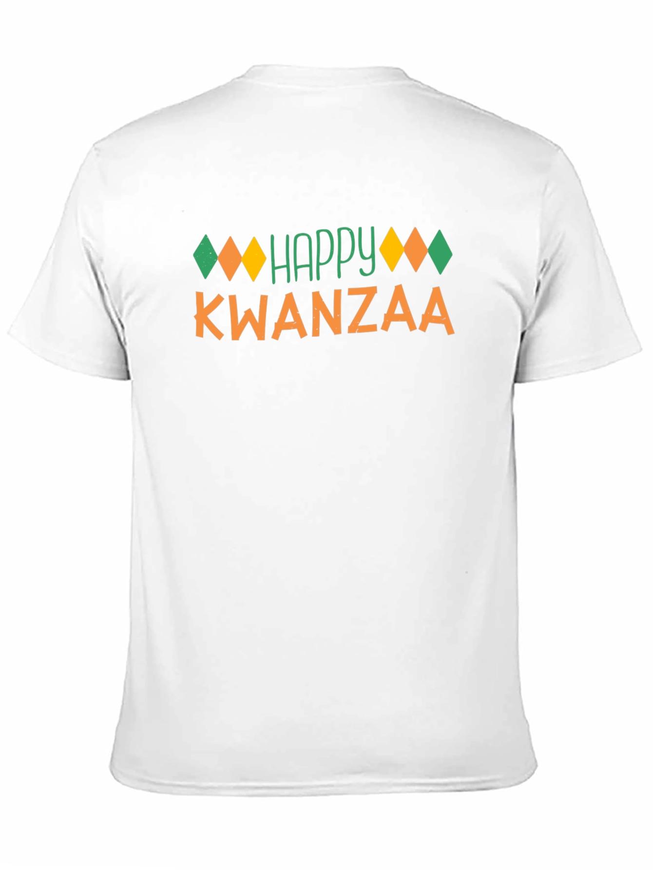 Happy Kwanzaa Black T-Shirt Festive Holiday Tee