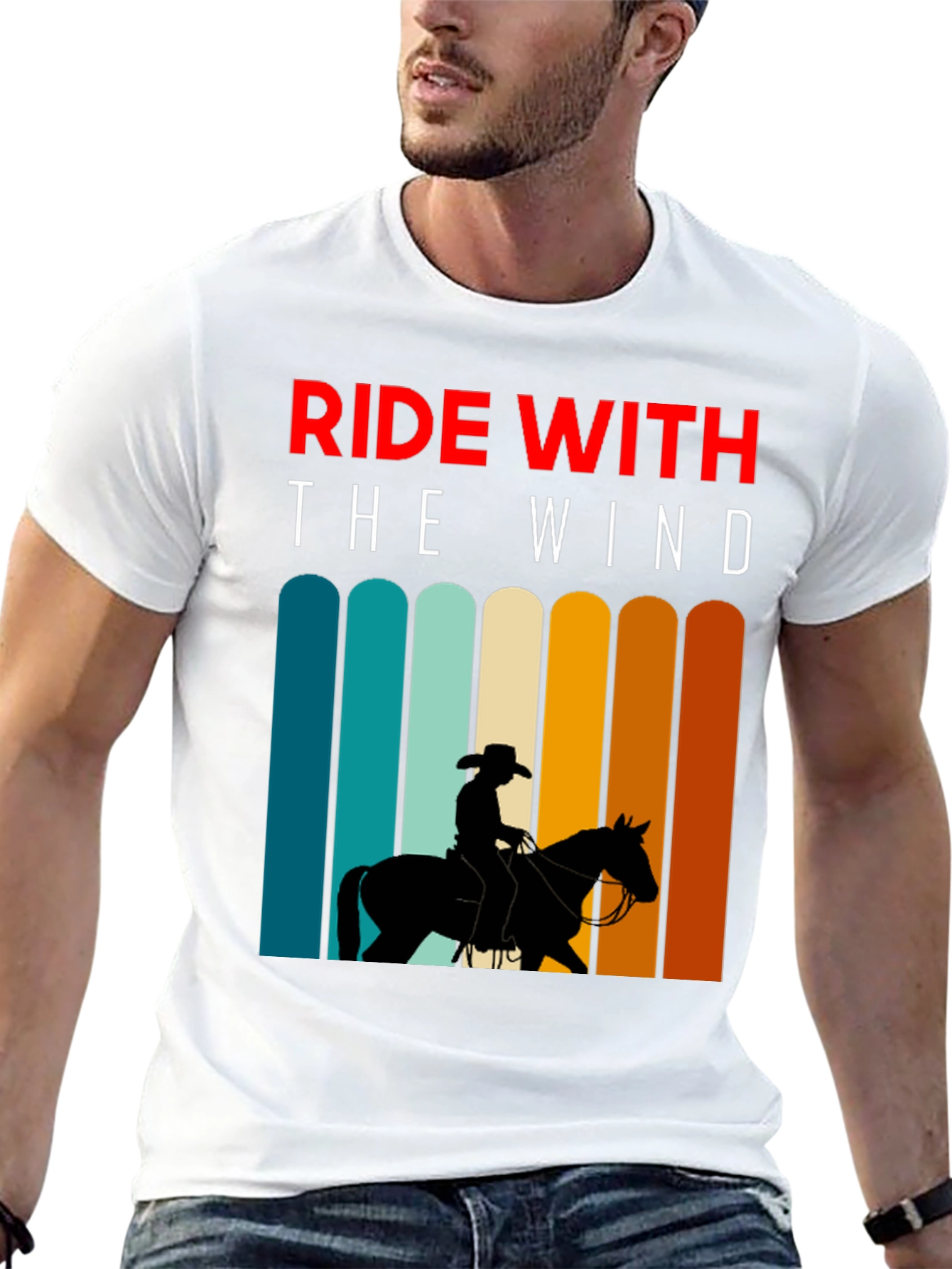 Ride with the Wind Tee - Equestrian Style