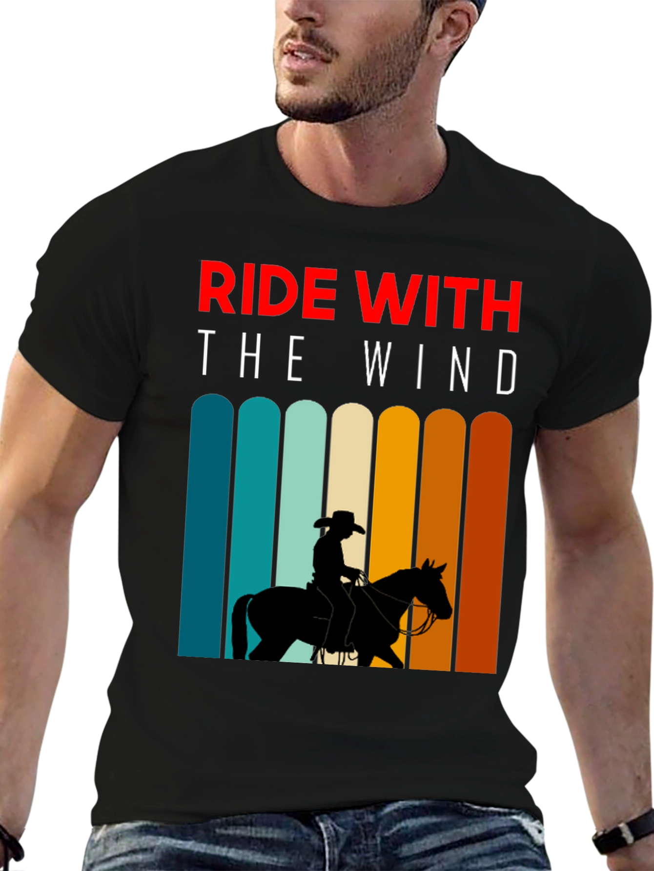 Ride with the Wind Tee - Equestrian Style
