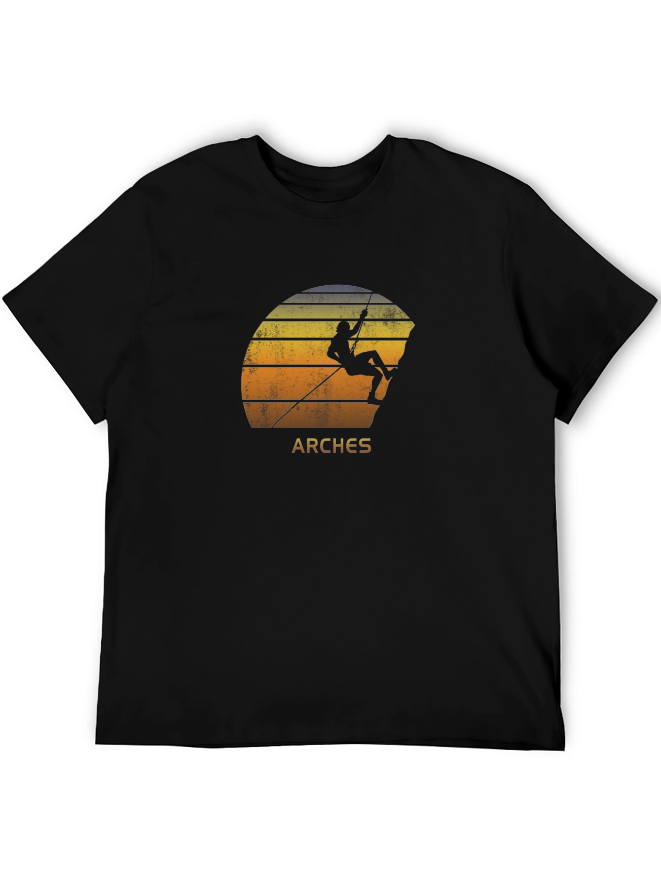 Arches Climbing T-Shirt: Retro Style