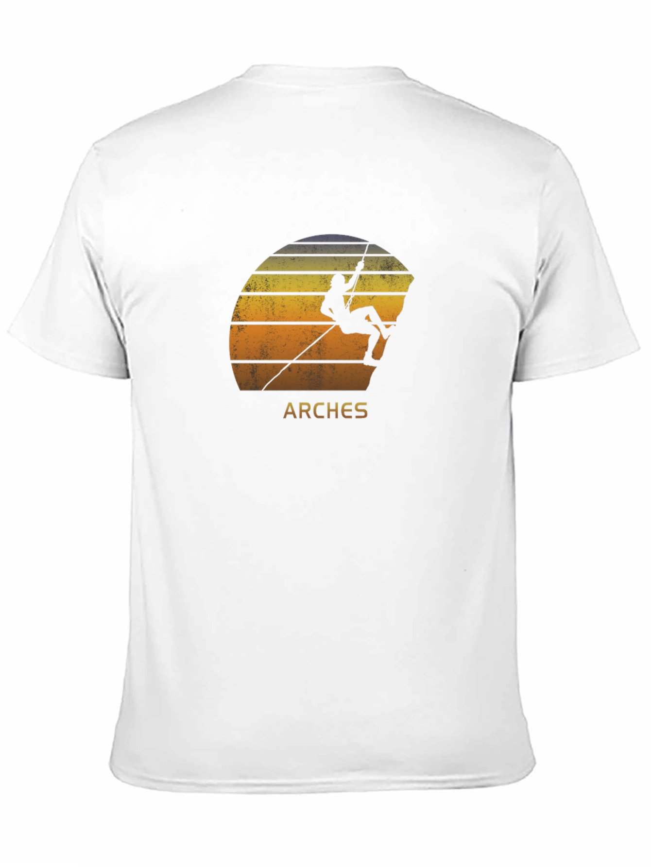 Arches Climbing T-Shirt: Retro Style