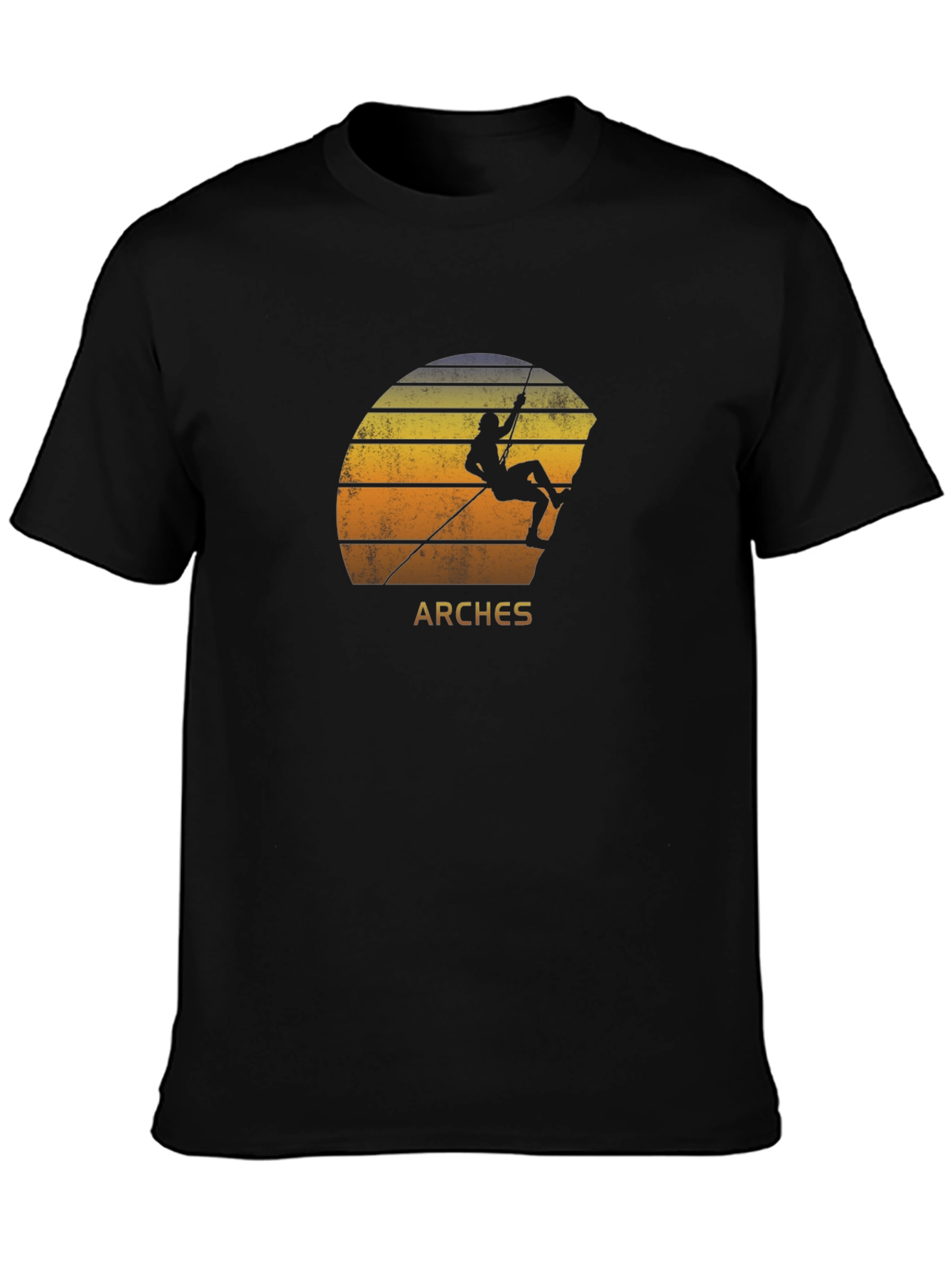 Arches Climbing T-Shirt: Retro Style