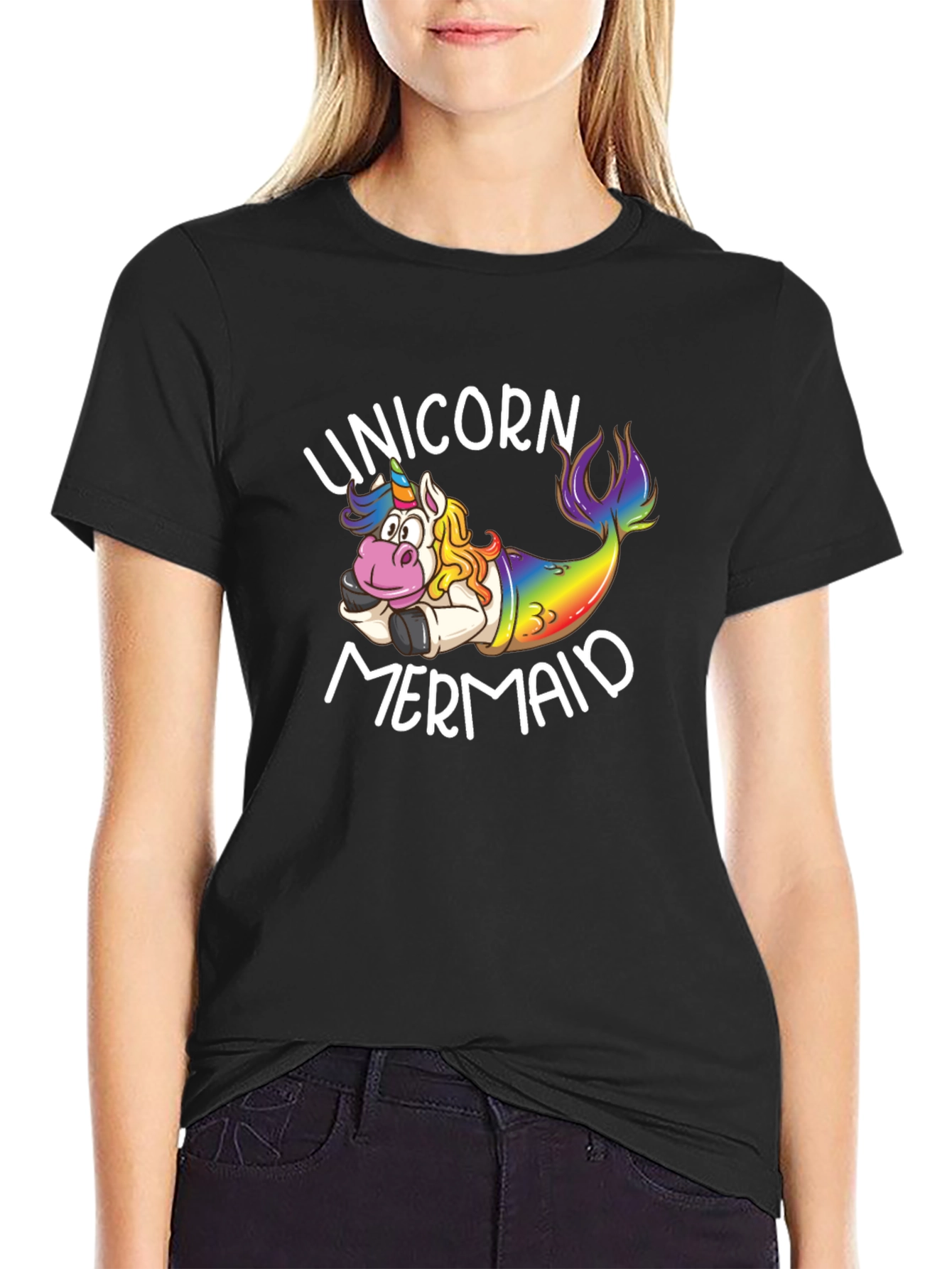 Unicorn Mermaid Graphic Tee