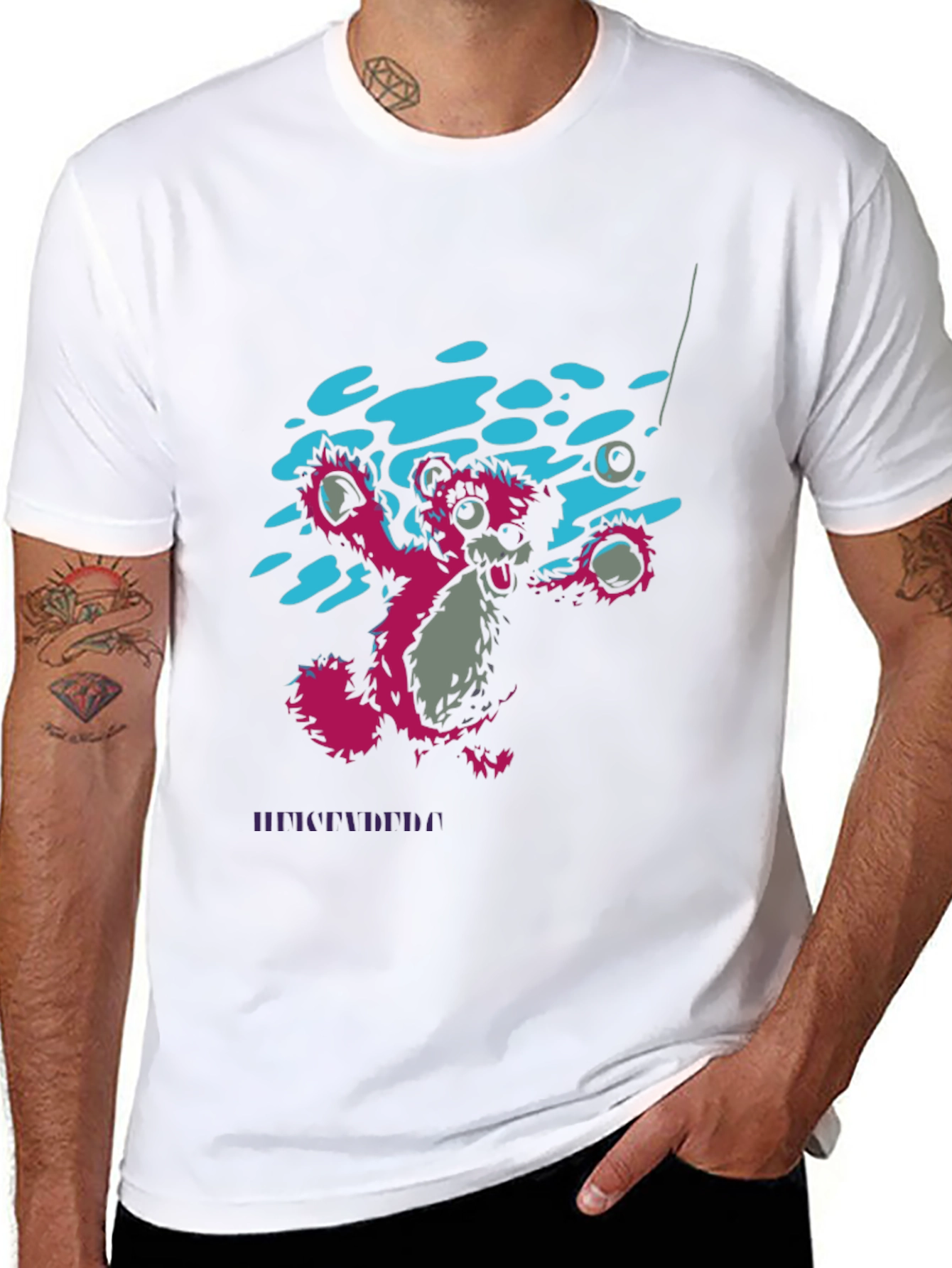 Pink Bear Graphic Tee
