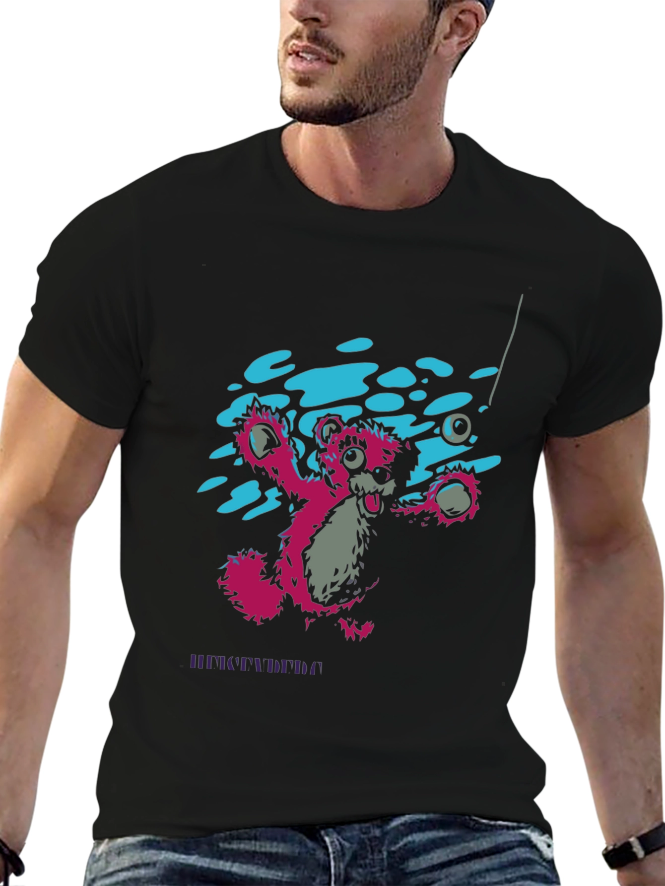 Pink Bear Graphic Tee