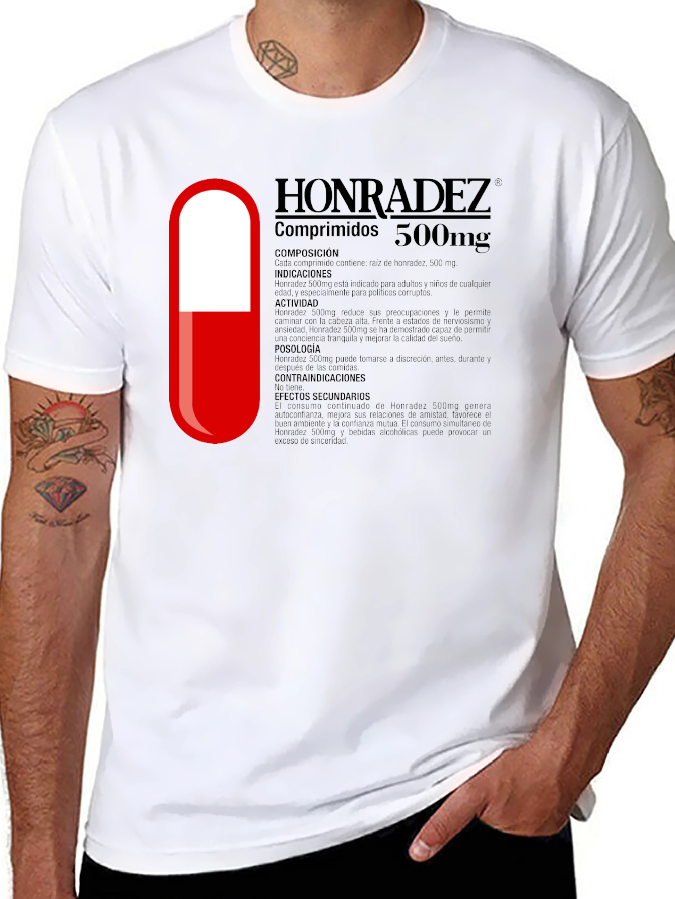Honradez 500mg Graphic T-Shirt