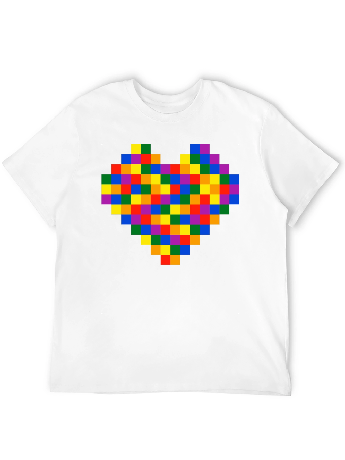 Pixel Heart Black T-Shirt - Retro Gaming Love
