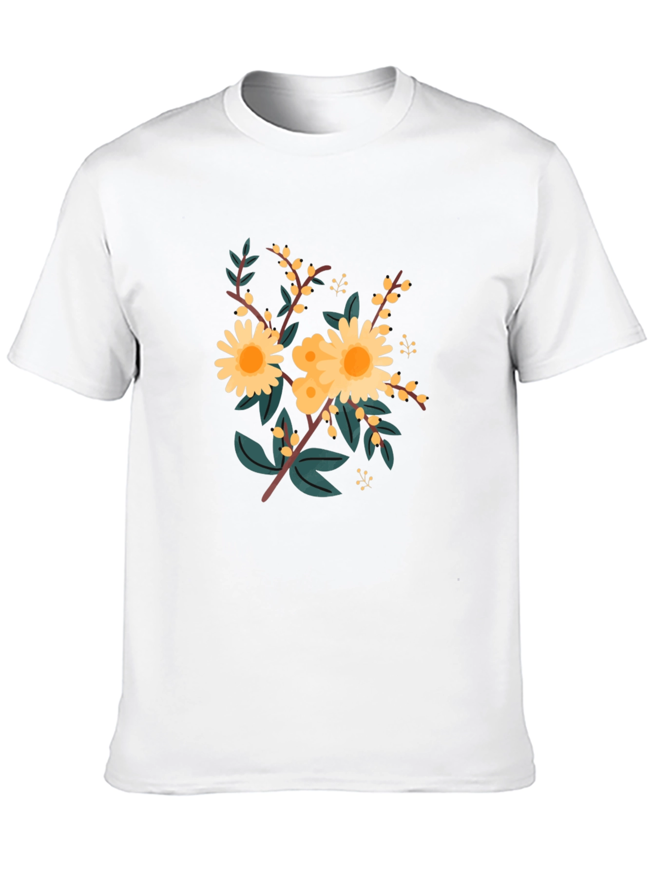 Floral Graphic T-Shirt - Stylish Comfort