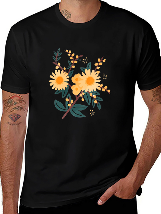 Floral Graphic T-Shirt - Stylish Comfort