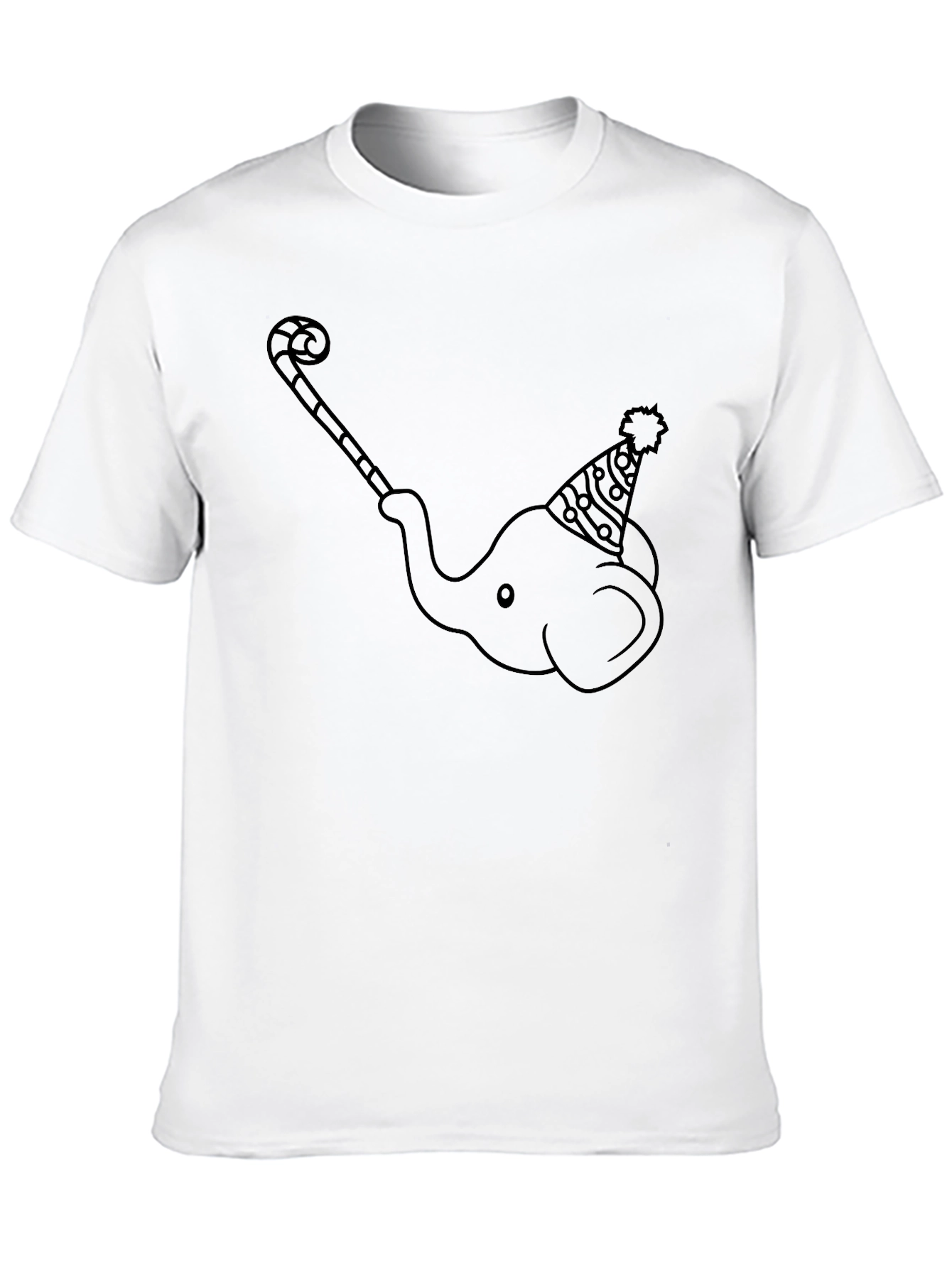 Elephant Party Tee - Quirky Graphic Print T-Shirt