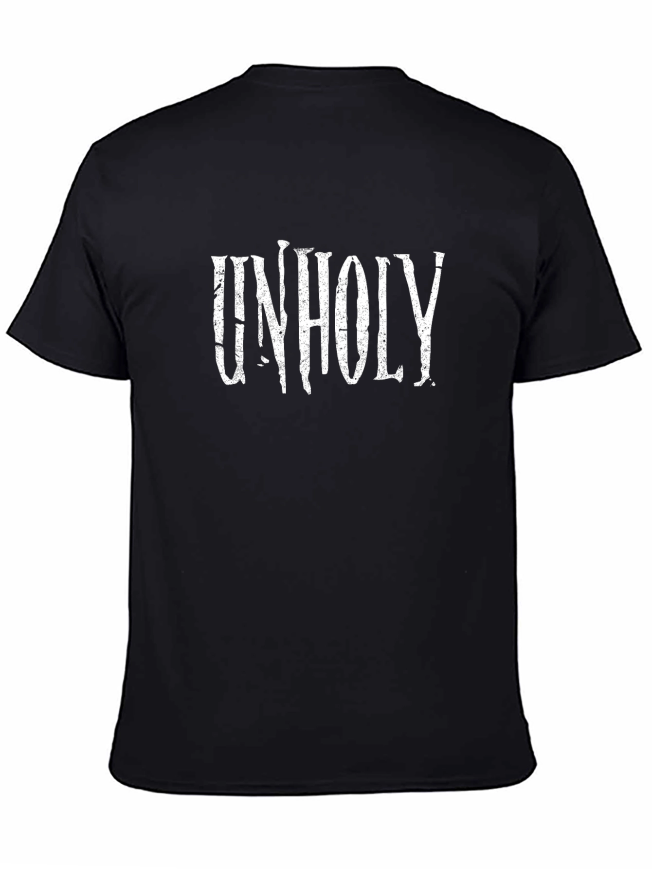 Unholy Graphic Print Black T-Shirt