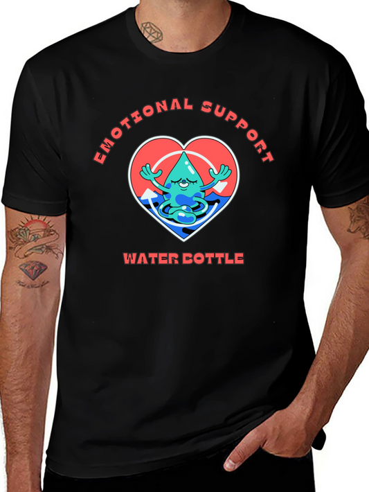 Emotional Support Water Bottle Graphic Tee