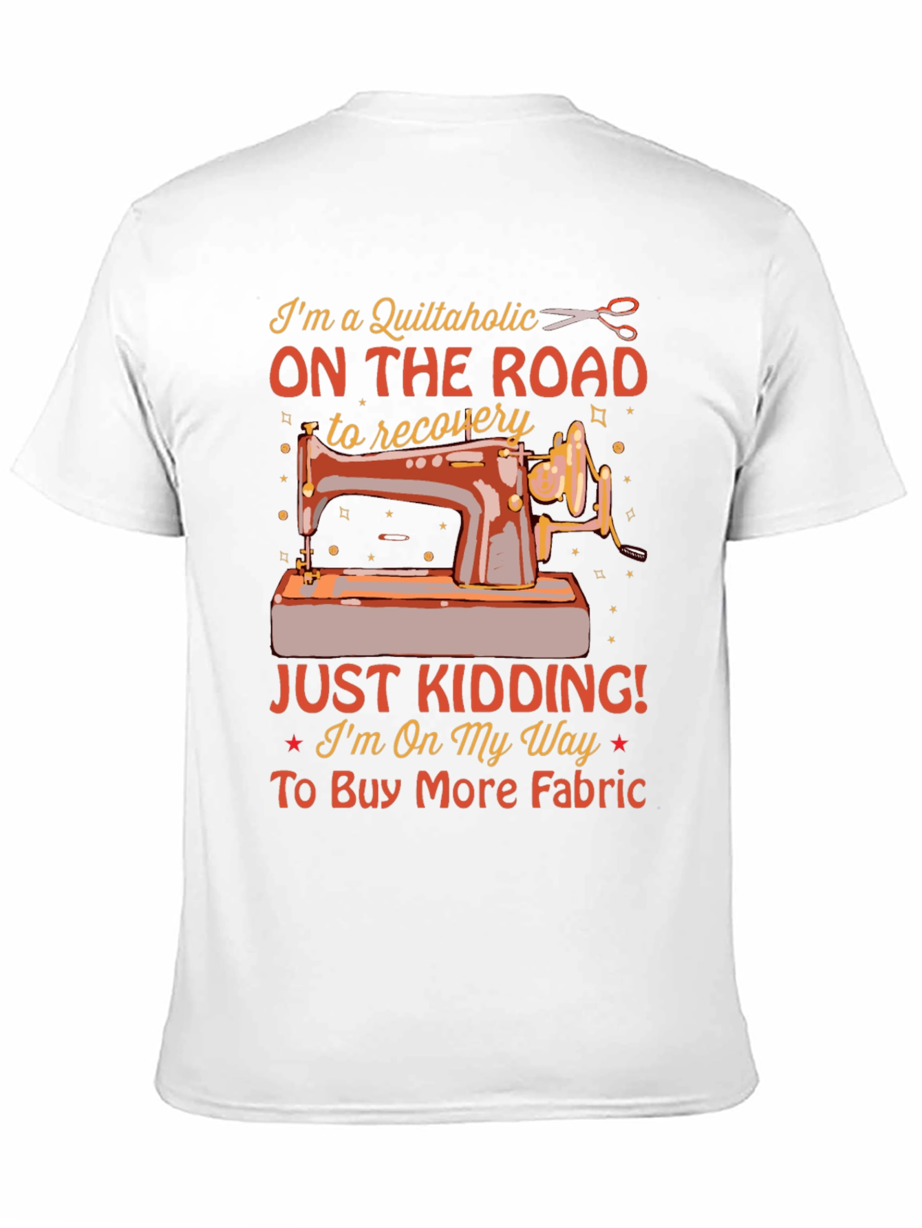 Quiltaholic On The Road Black T-Shirt
