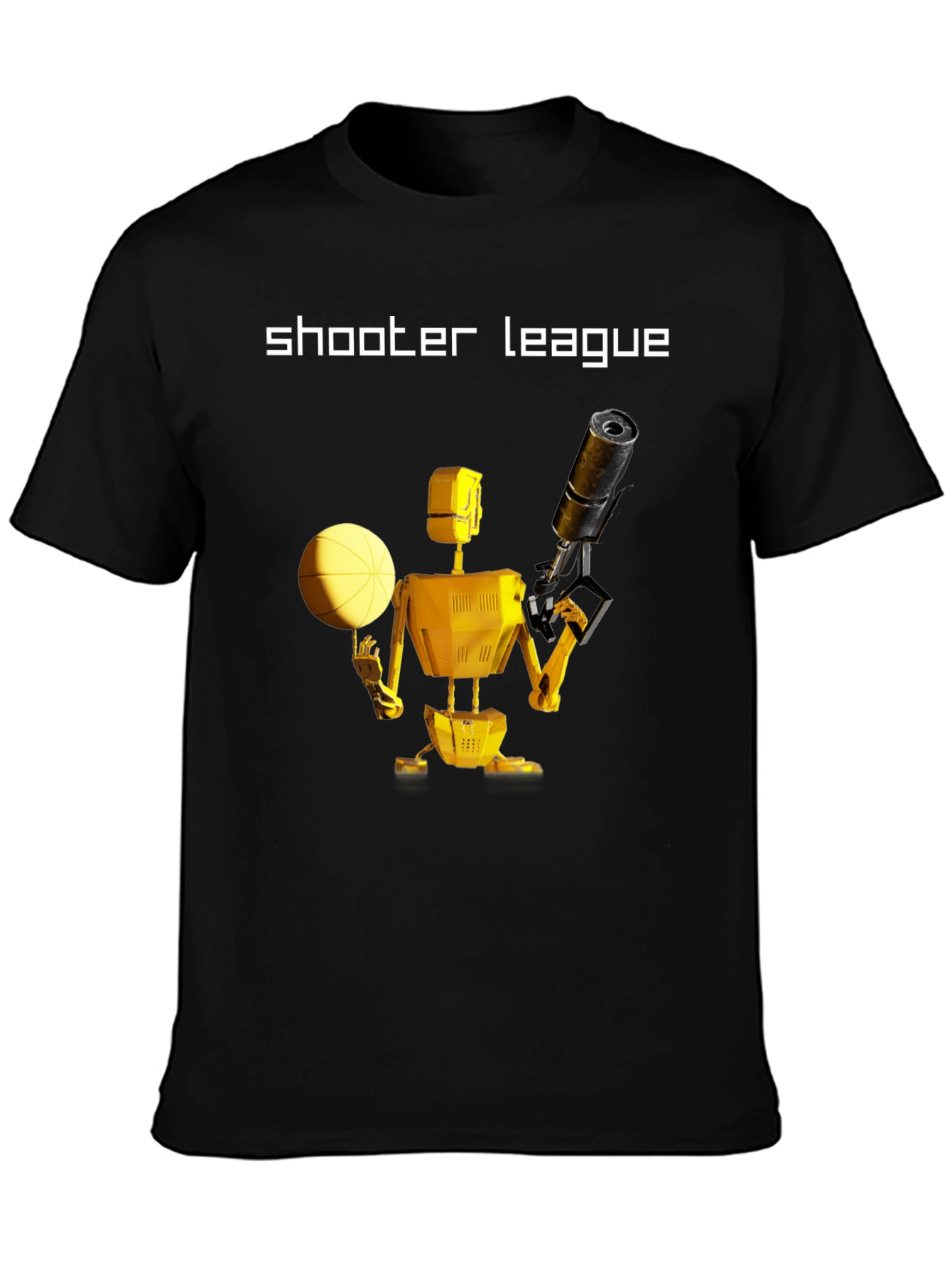 Shooter League Robot Basketball T-Shirt