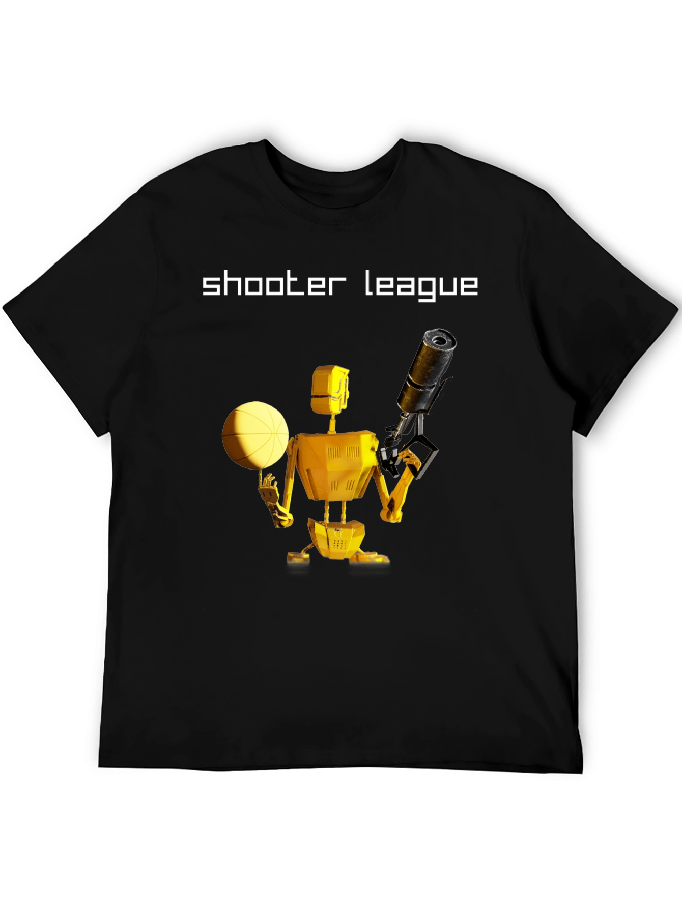 Shooter League Robot Basketball T-Shirt