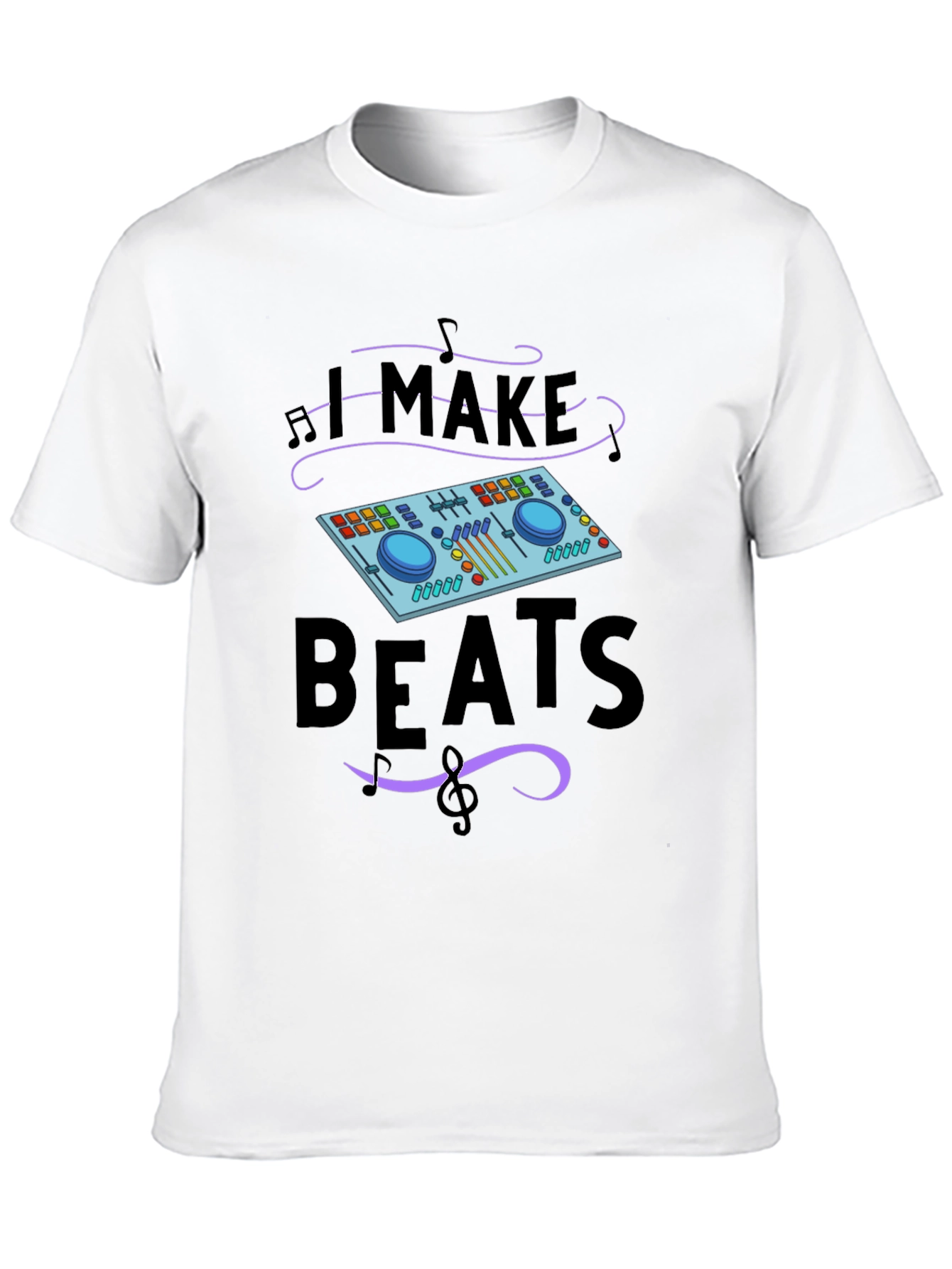 I Make Beats Graphic T-Shirt DJ Music Producer Tee