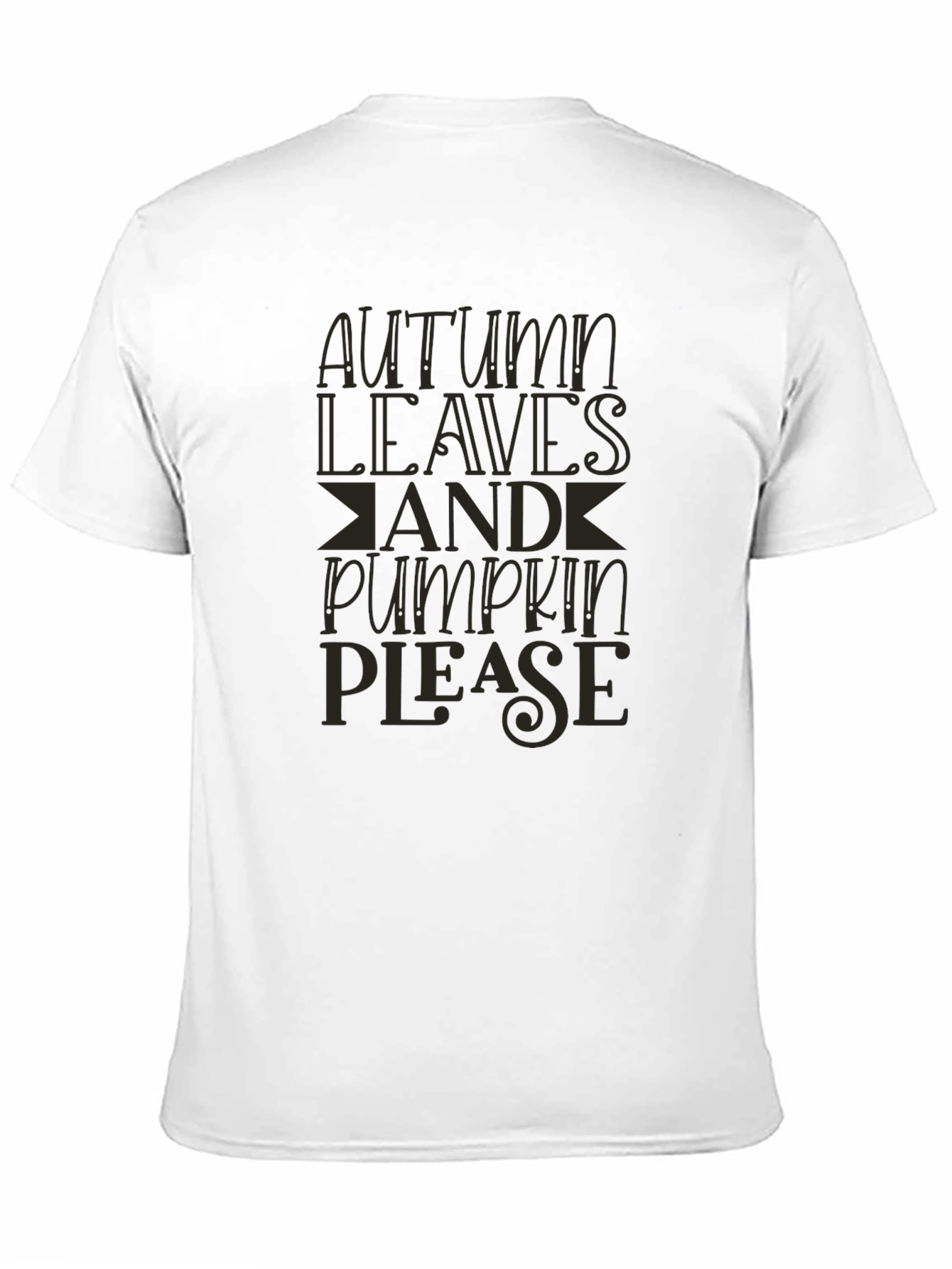 Autumn Leaves & Pumpkins Please - Graphic T-Shirt