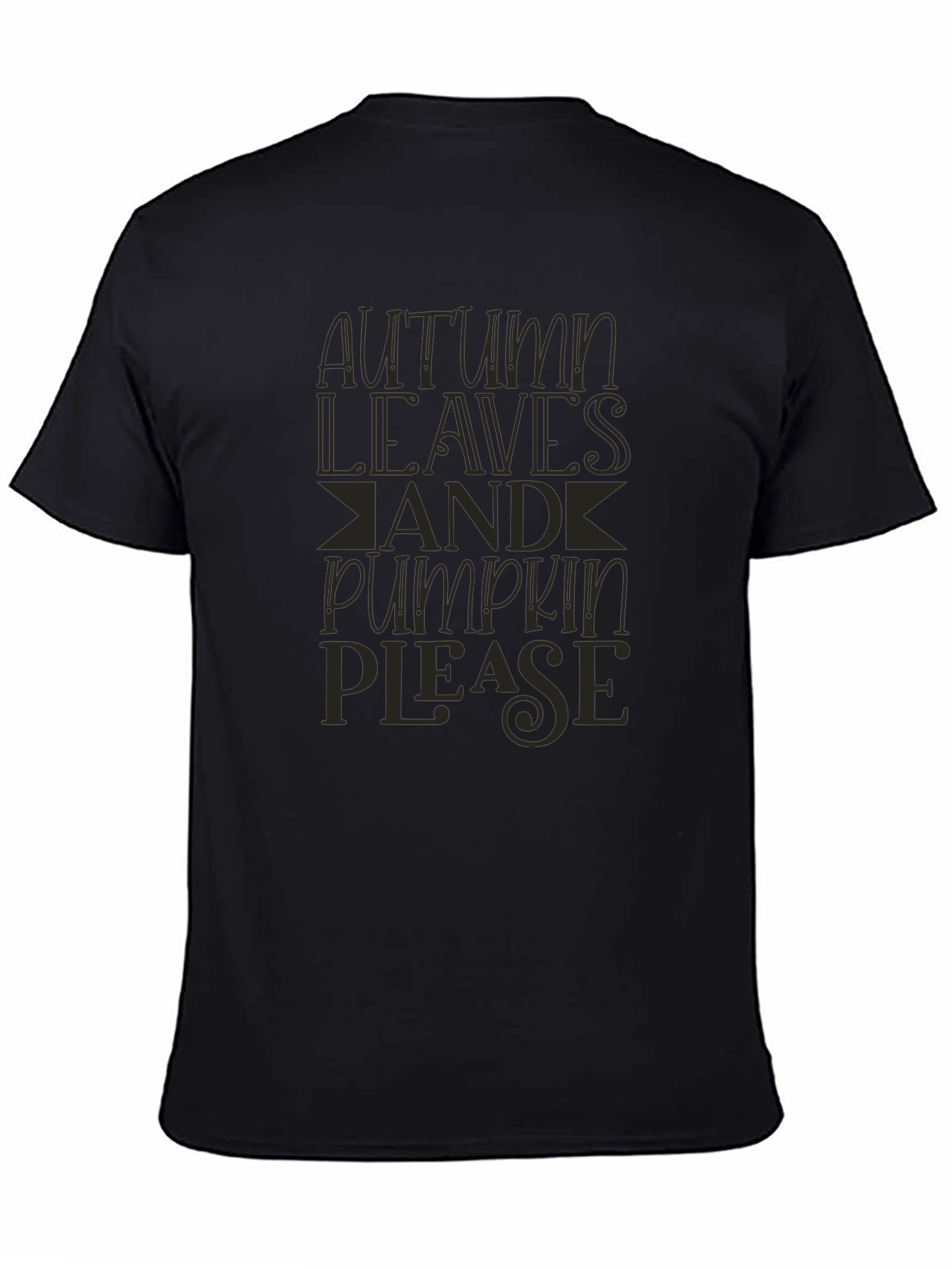Autumn Leaves & Pumpkins Please - Graphic T-Shirt
