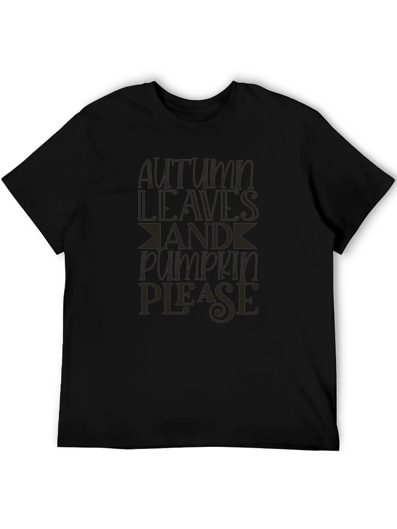 Autumn Leaves & Pumpkins Please - Graphic T-Shirt