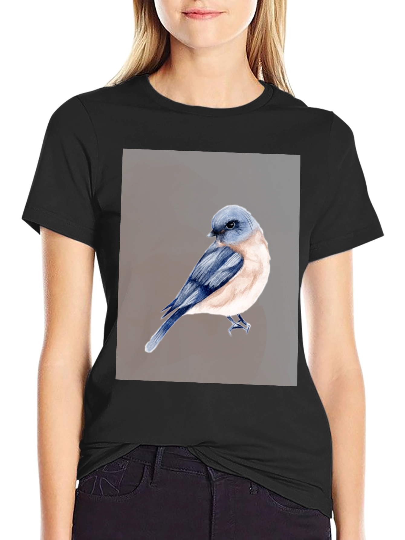 Bluebird Graphic Tee - Nature Lover T-Shirt