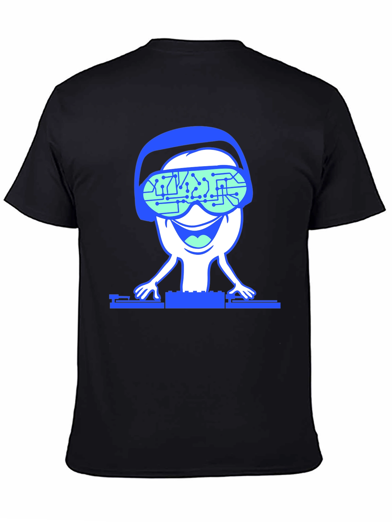 DJ Alien T-Shirt - Black Unique Design