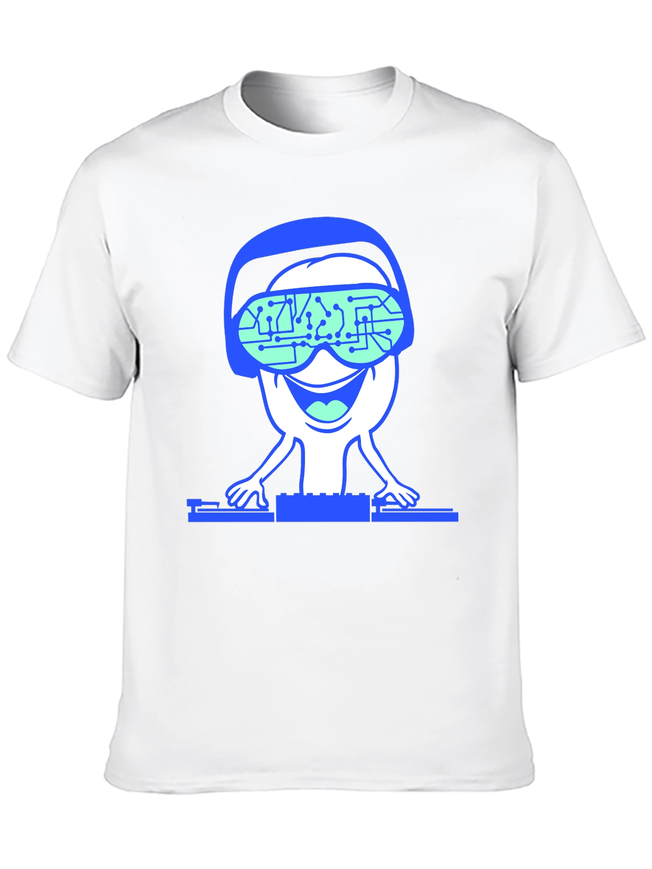 DJ Alien T-Shirt - Black Unique Design