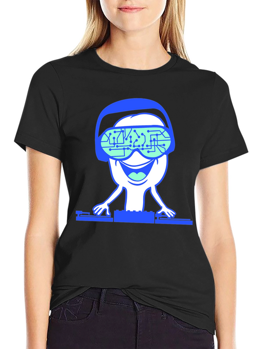 DJ Alien T-Shirt - Black Unique Design