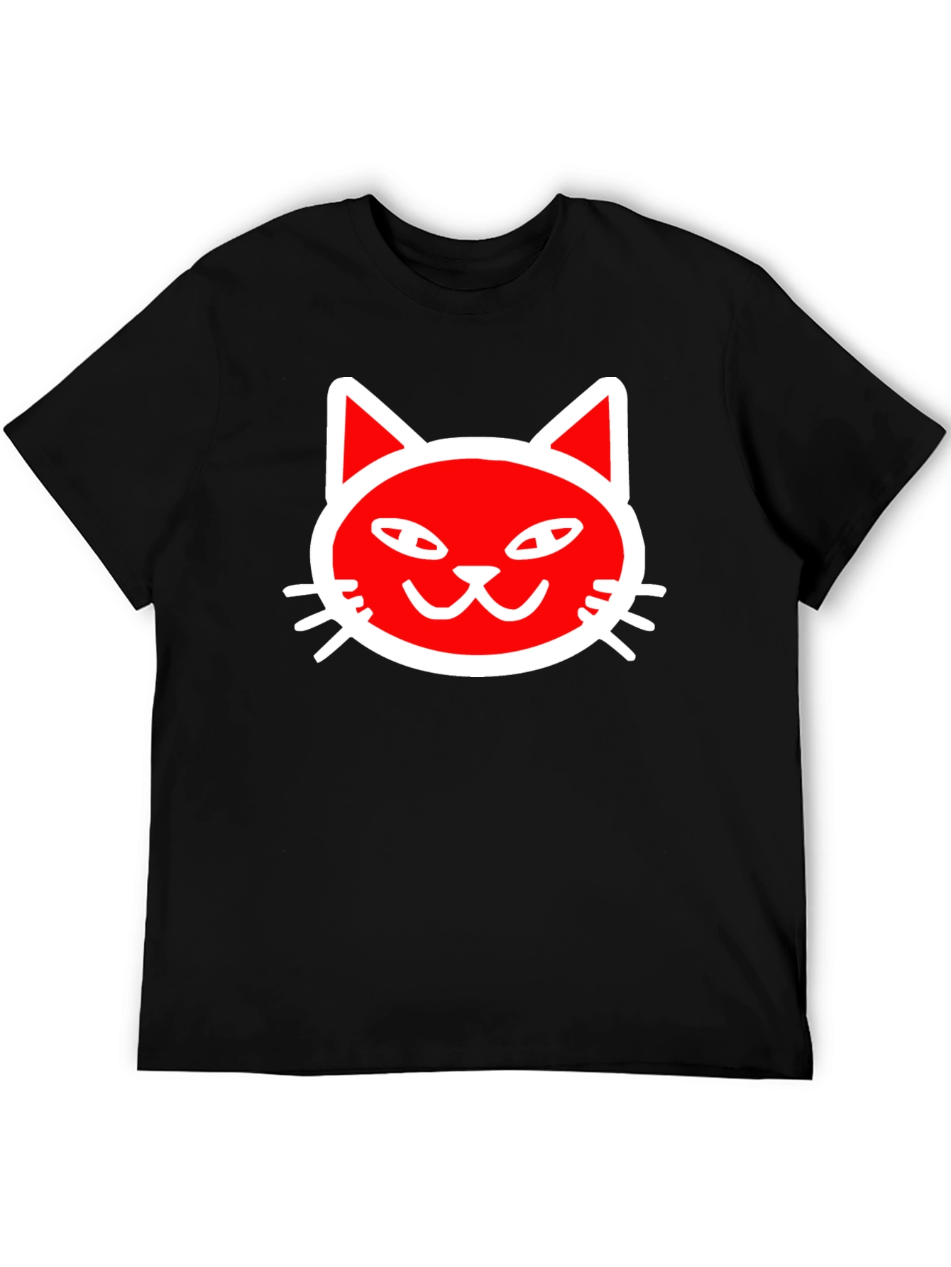Cool Cat Graphic T-Shirt - Black Cotton Tee