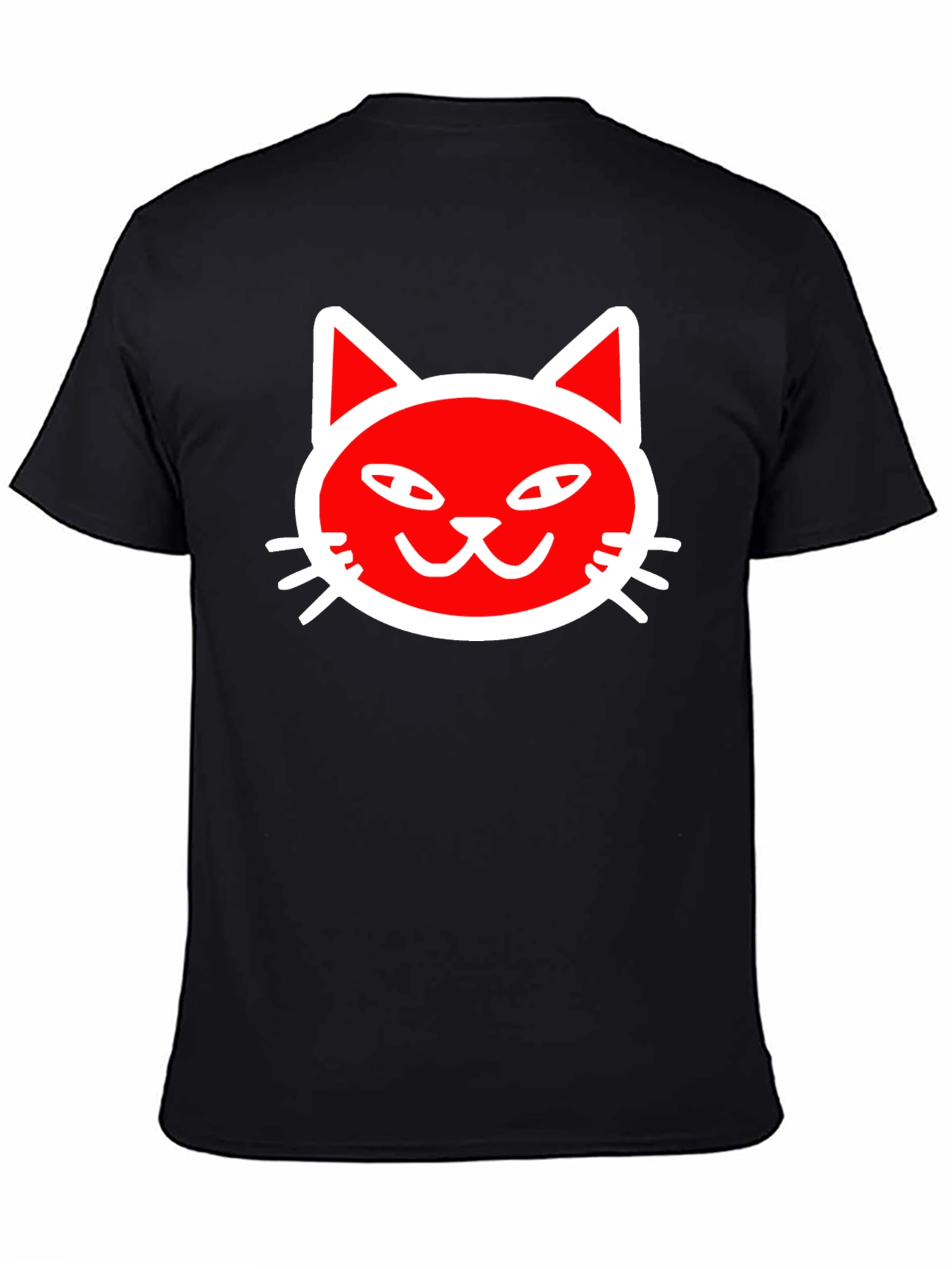 Cool Cat Graphic T-Shirt - Black Cotton Tee