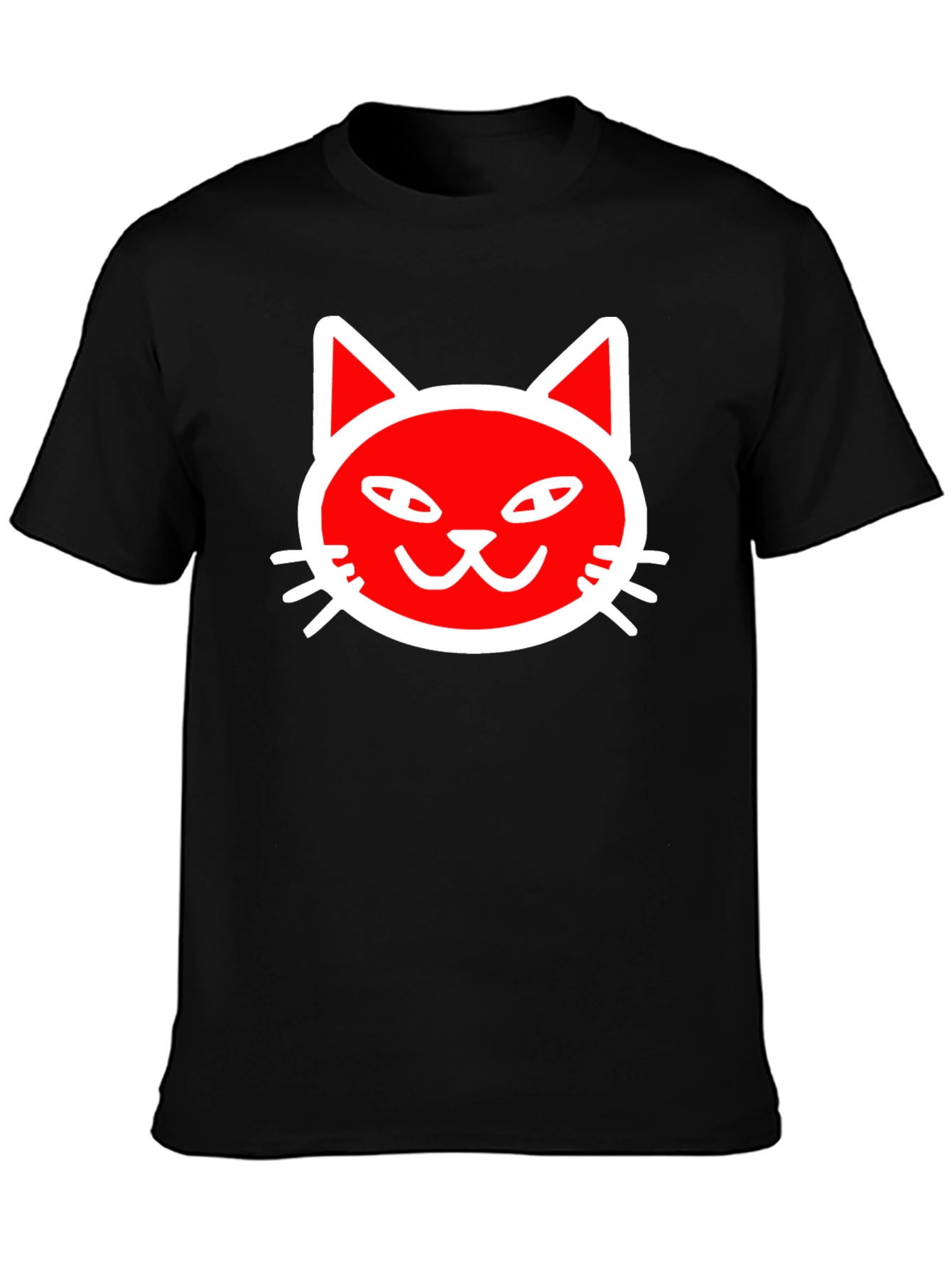 Cool Cat Graphic T-Shirt - Black Cotton Tee