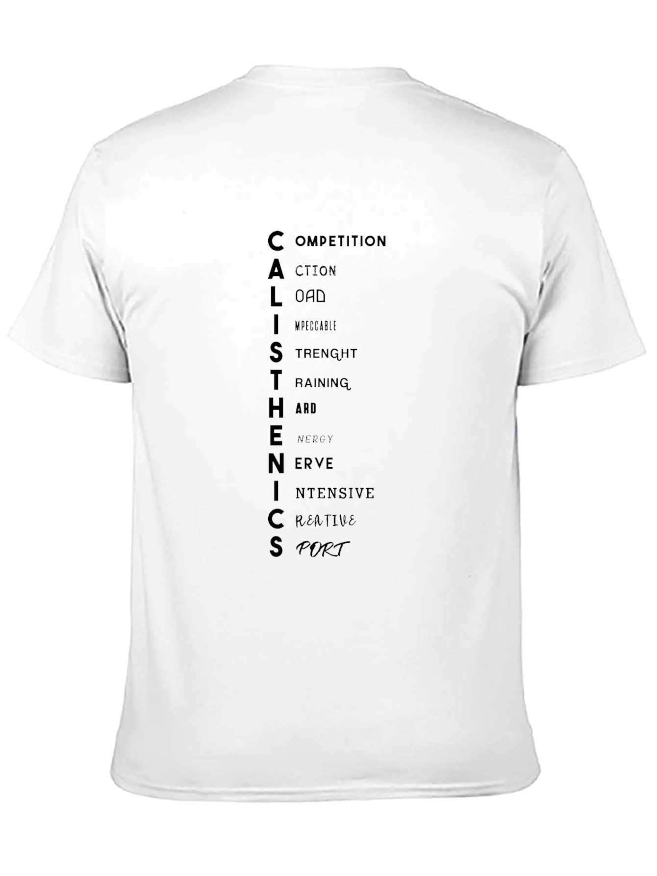 Calisthenics Definition Black T-Shirt