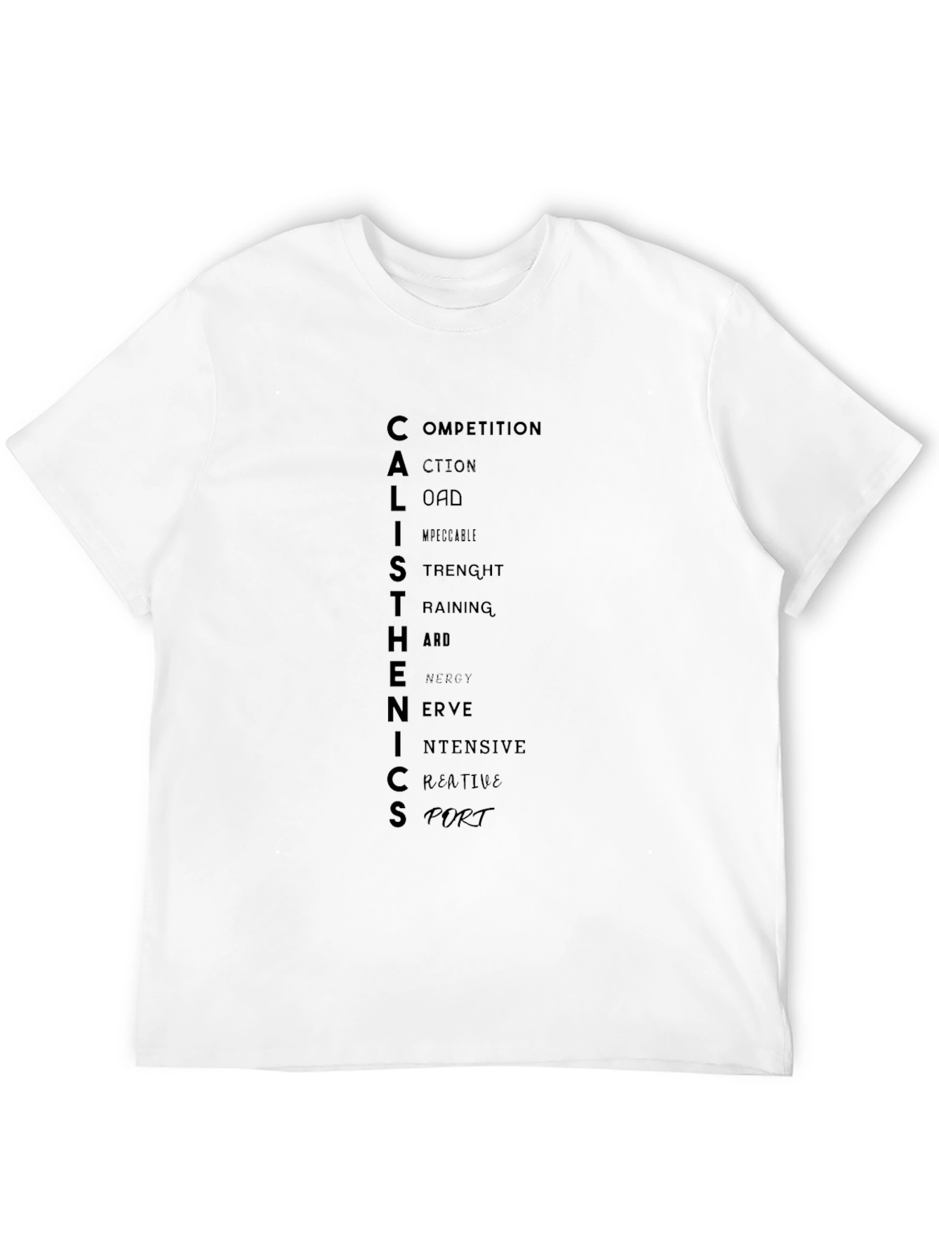 Calisthenics Definition Black T-Shirt