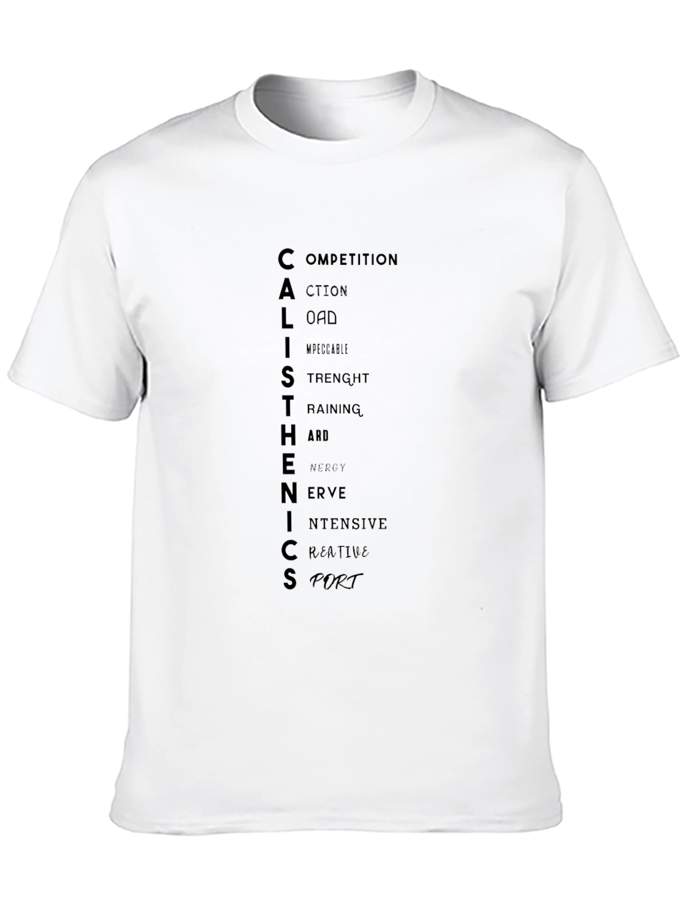 Calisthenics Definition Black T-Shirt