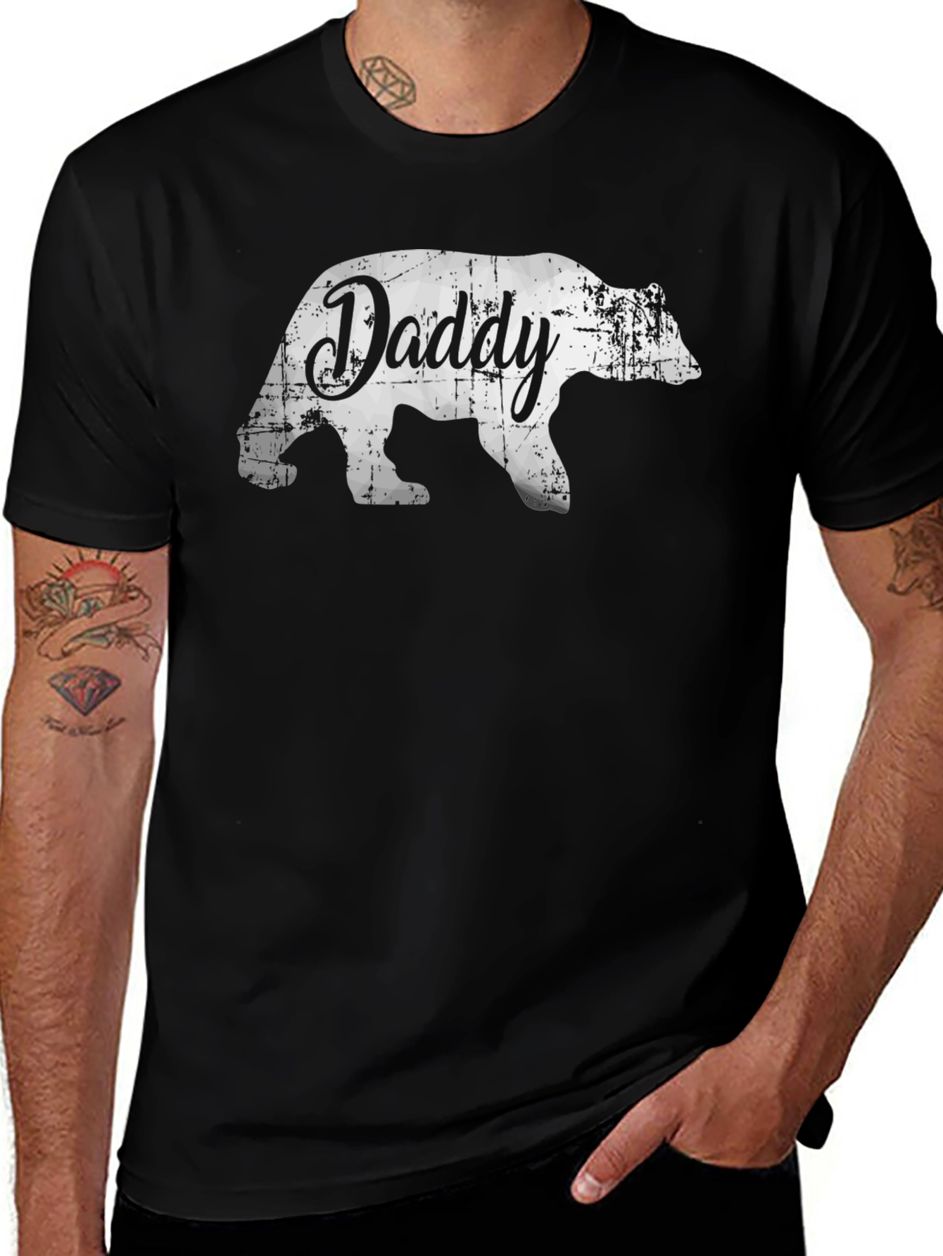Daddy Bear Graphic T-Shirt - Fathers Day