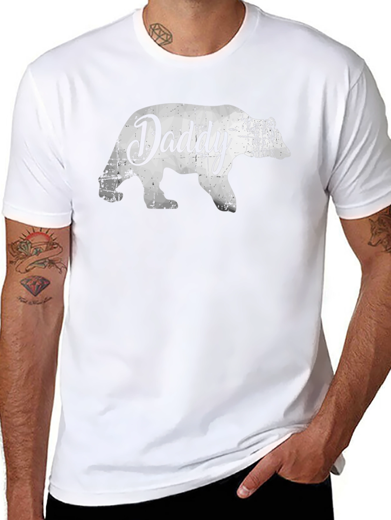 Daddy Bear Graphic T-Shirt - Fathers Day