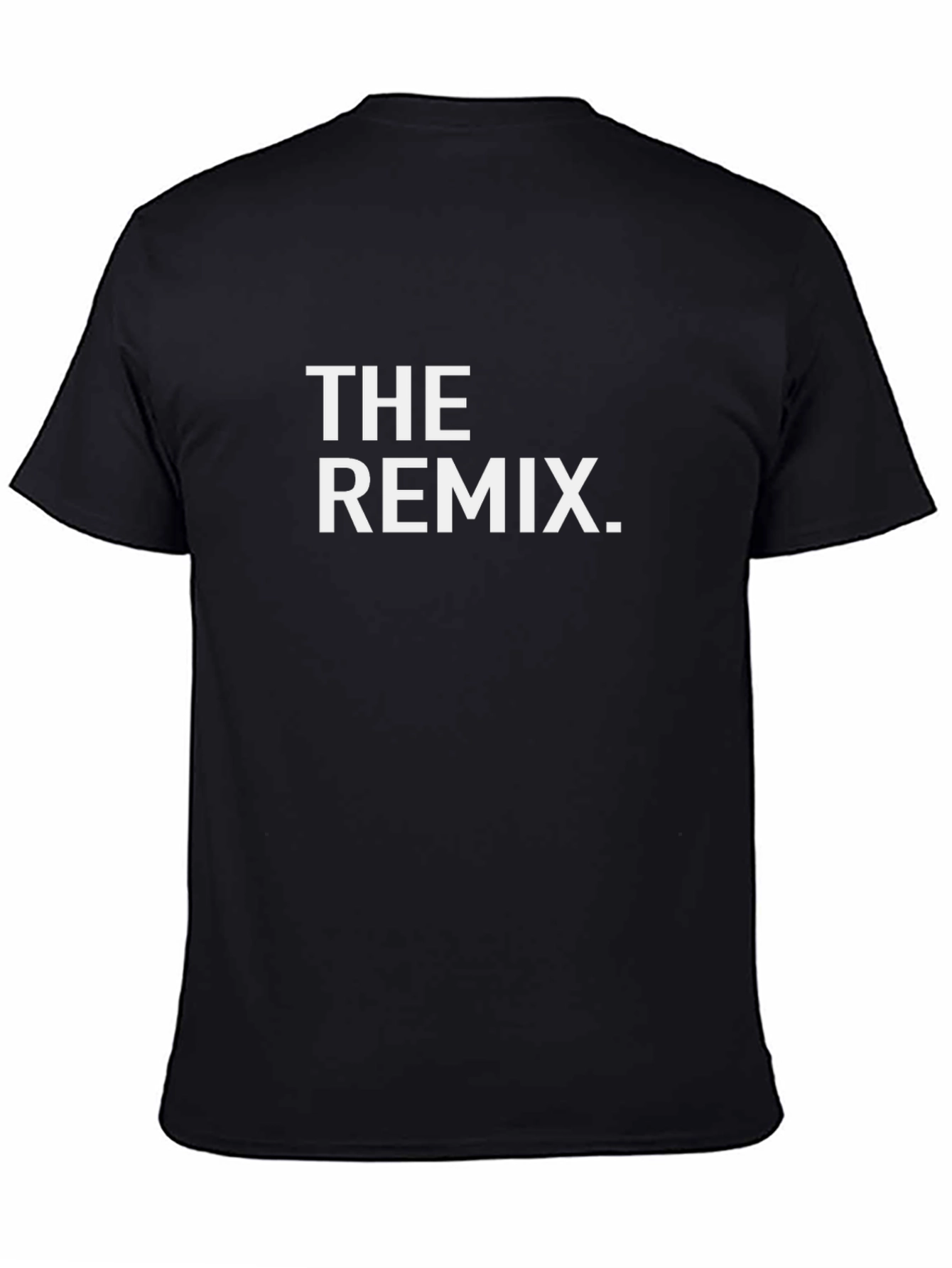 The Remix Graphic Tee - Trendy Black Cotton T-Shirt