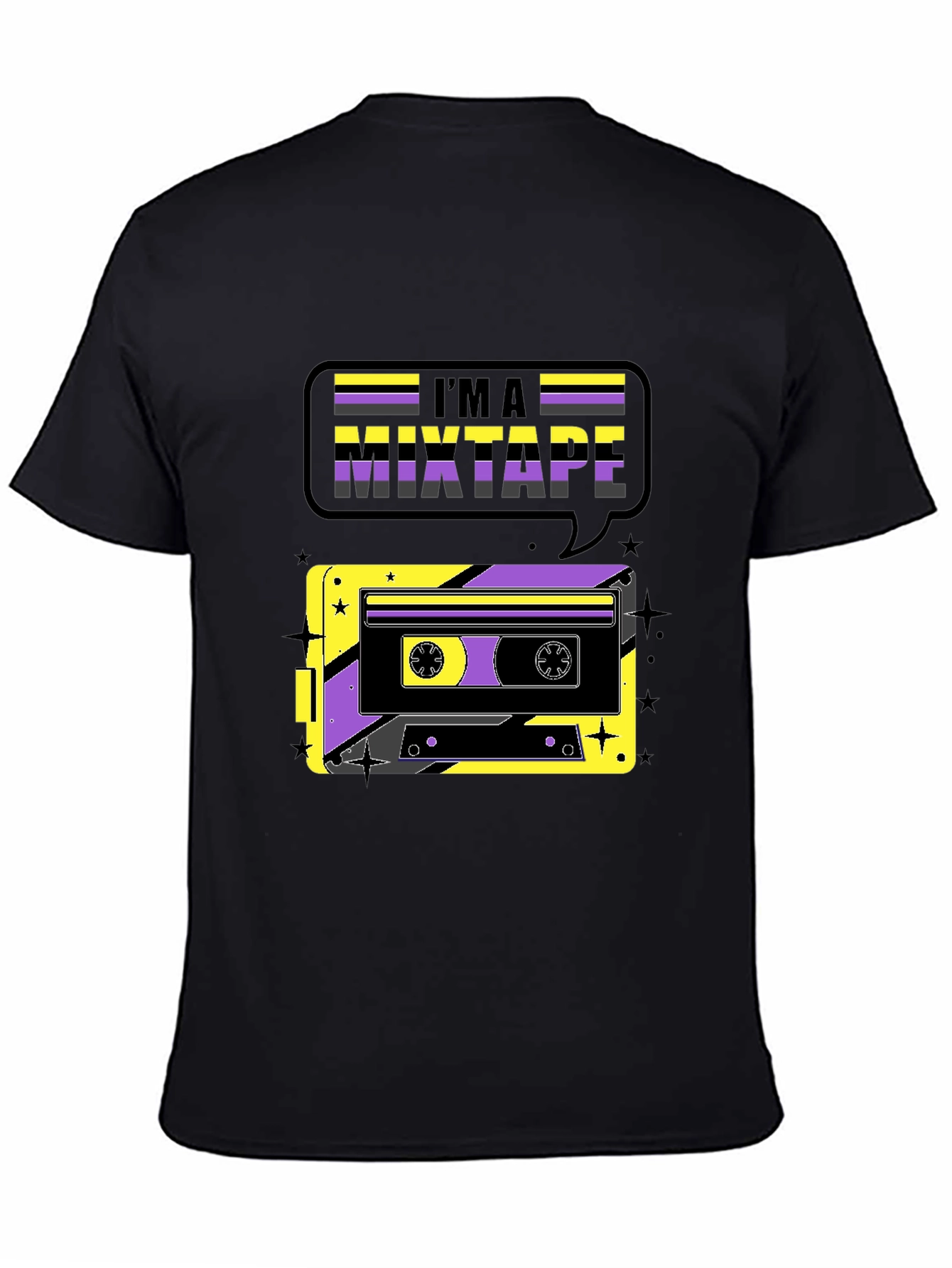 Im A Mixtape Retro Cassette Tape Graphic T-Shirt