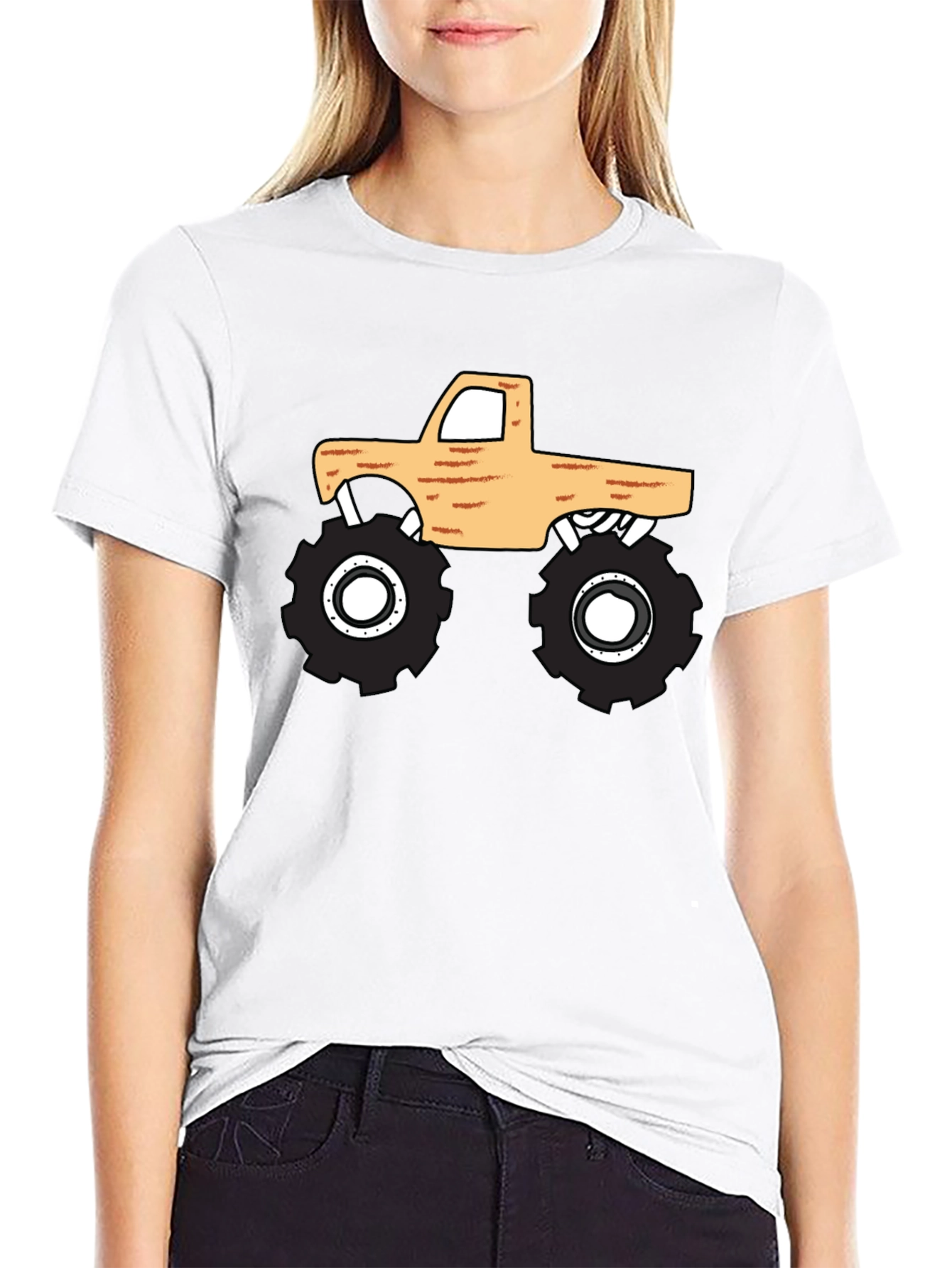 Monster Truck Graphic Tee - Cool Black T-Shirt